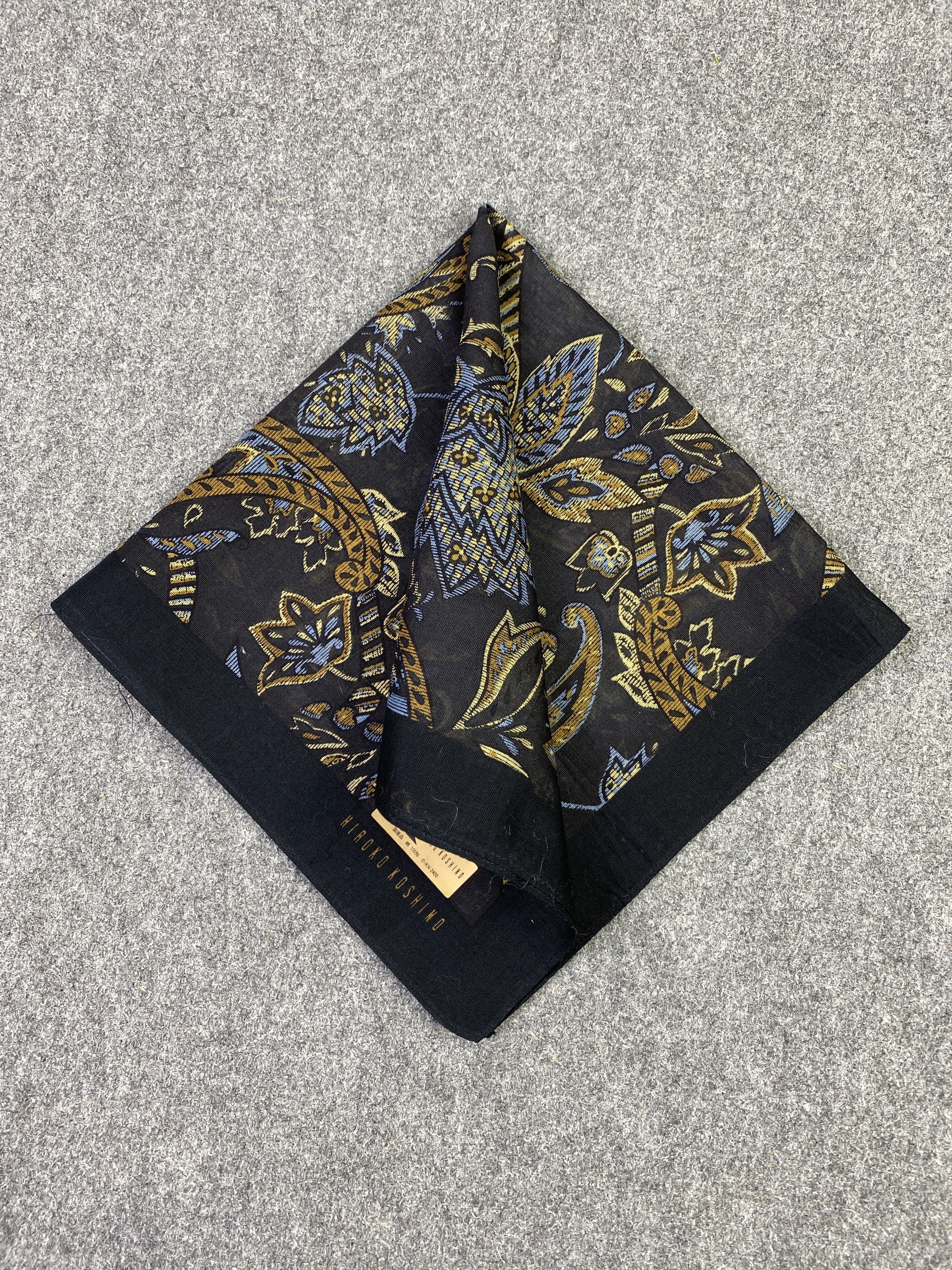 Hiroko Koshino Homme Hiroko Koshino Handkerchief / Neckerchief KT0188 Size ONE SIZE - 3 Thumbnail