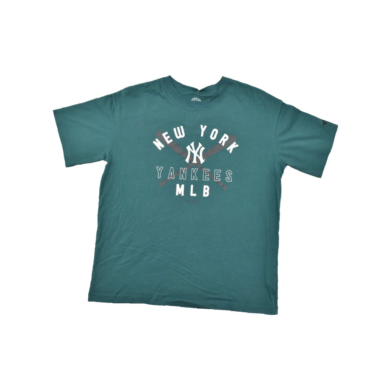 MLB MLB New York Yankees T-Shirt Green Teal Men XL Crew Neck Short Sleeve Logo Merchandise Size US XL / EU 56 / 4 - 2 Thumbnail