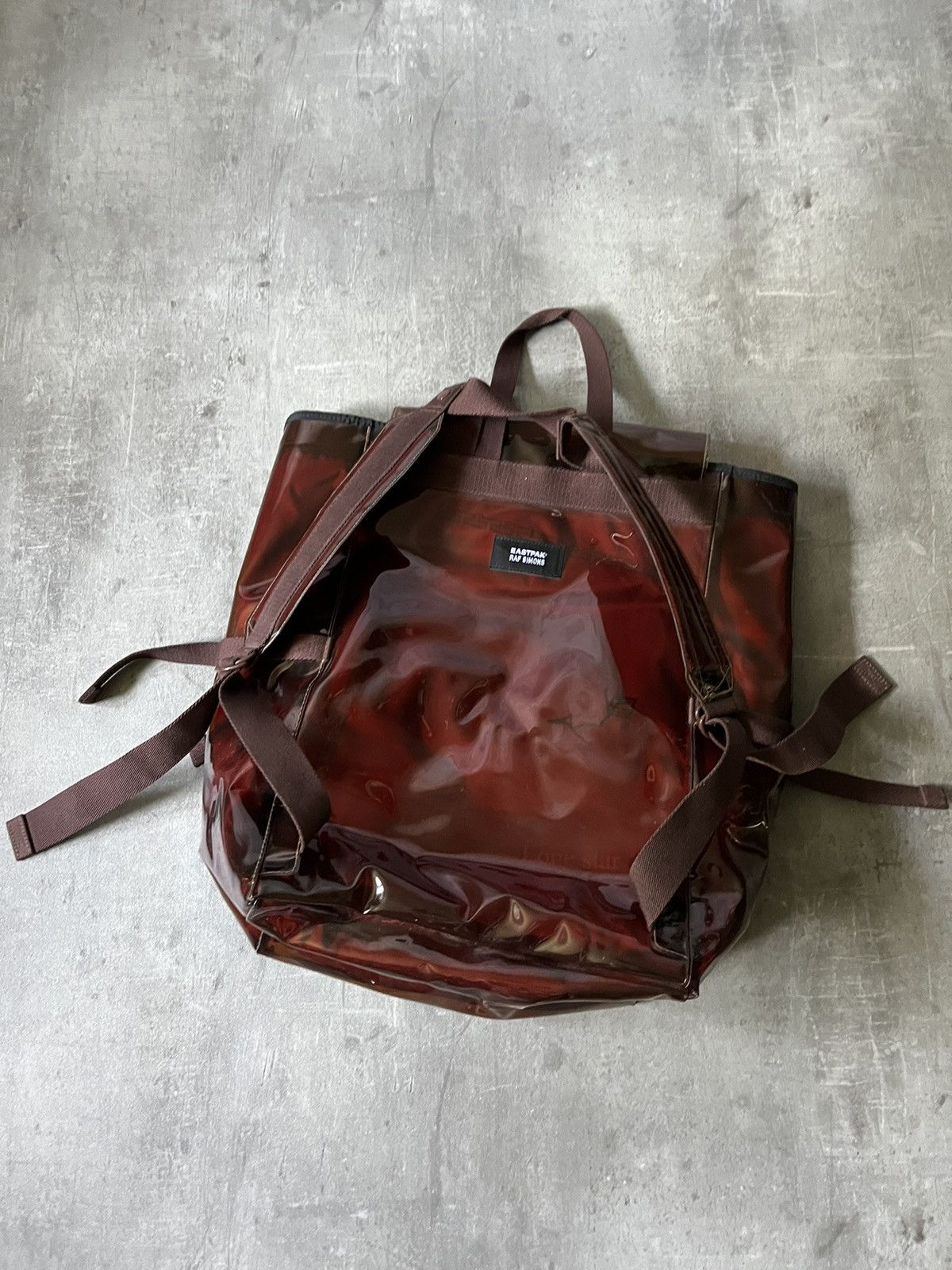 Eastpak × Raf Simons Raf Simons Eastpak Volume Topload Backpack PVC Transparent Size ONE SIZE - 7 Thumbnail