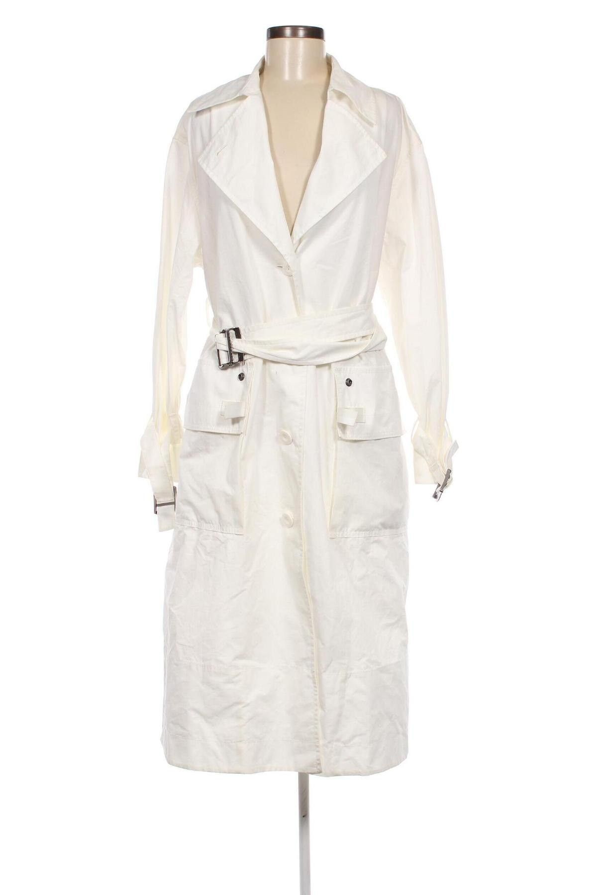 Coach White Trench coat Size L / US 10 / IT 46 - 3 Thumbnail