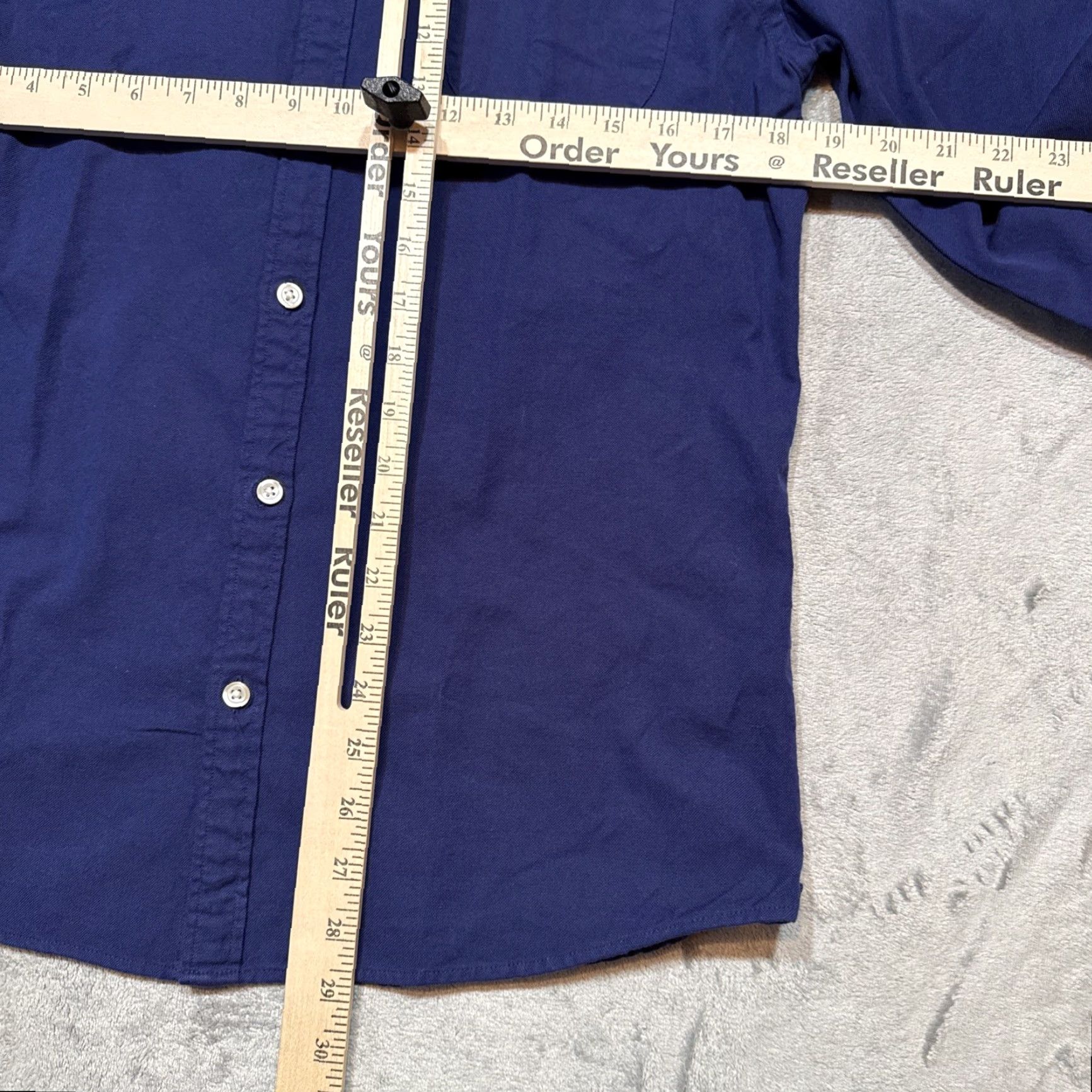 Charles Tyrwhitt Charles Tyrwhitt Shirt Mens Medium Blue Extra Slim Stretch Washed Oxford NWT Size US M / EU 48-50 / 2 - 5 Thumbnail