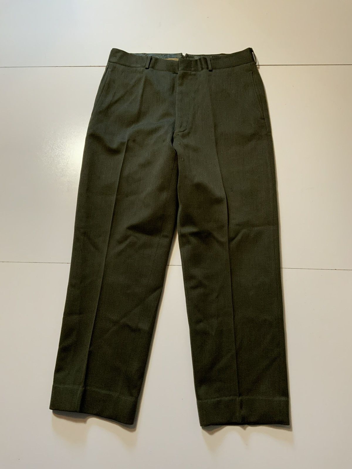 Vintage Vintage 40s 50s WWII Lan-C-Air Davis USN Wool 2PC Set Suit Size 42R - 5 Thumbnail