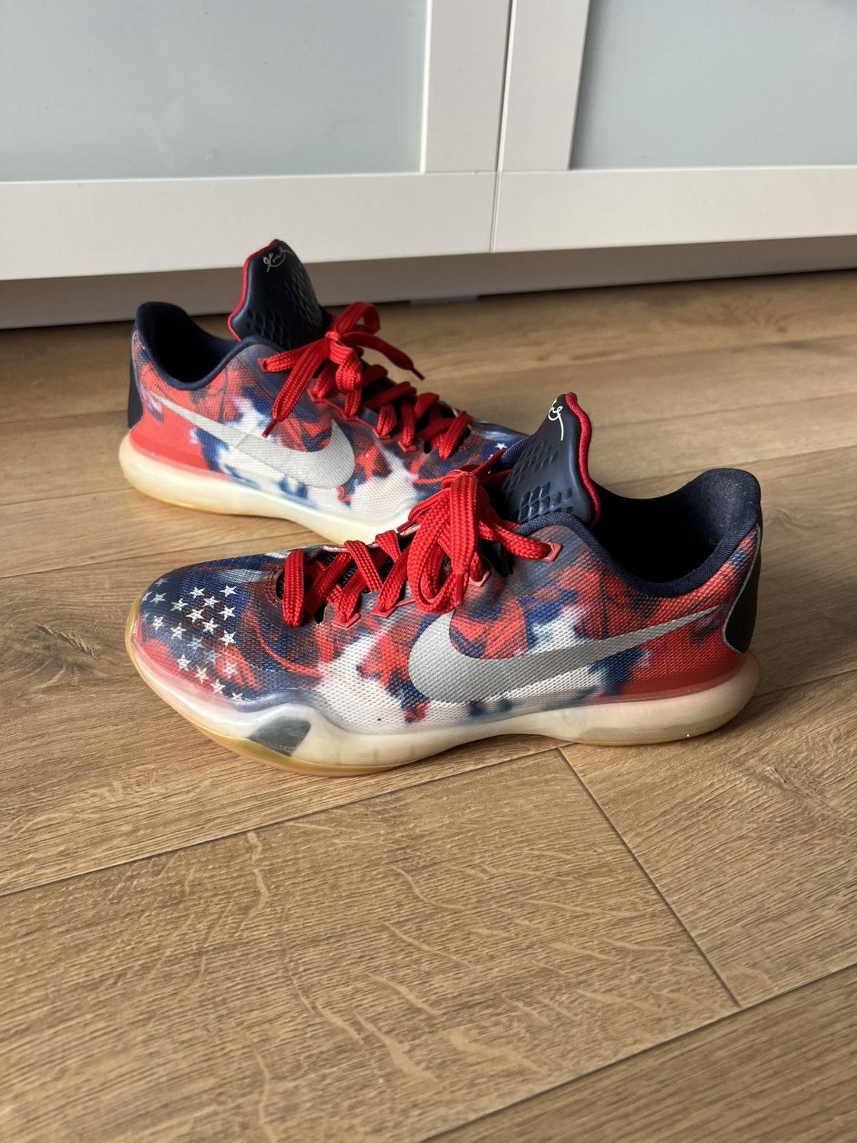 Nike × Vintage Nike Kobe 10 independence day Size US 6 / EU 39 - 1 Thumbnail