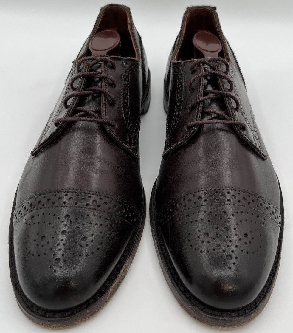 Allen Edmonds Allen Edmonds "LEXINGTON" Oxfords Dark Brown Leather 10.5 D Size US 10.5 / EU 43-44 - 2 Thumbnail