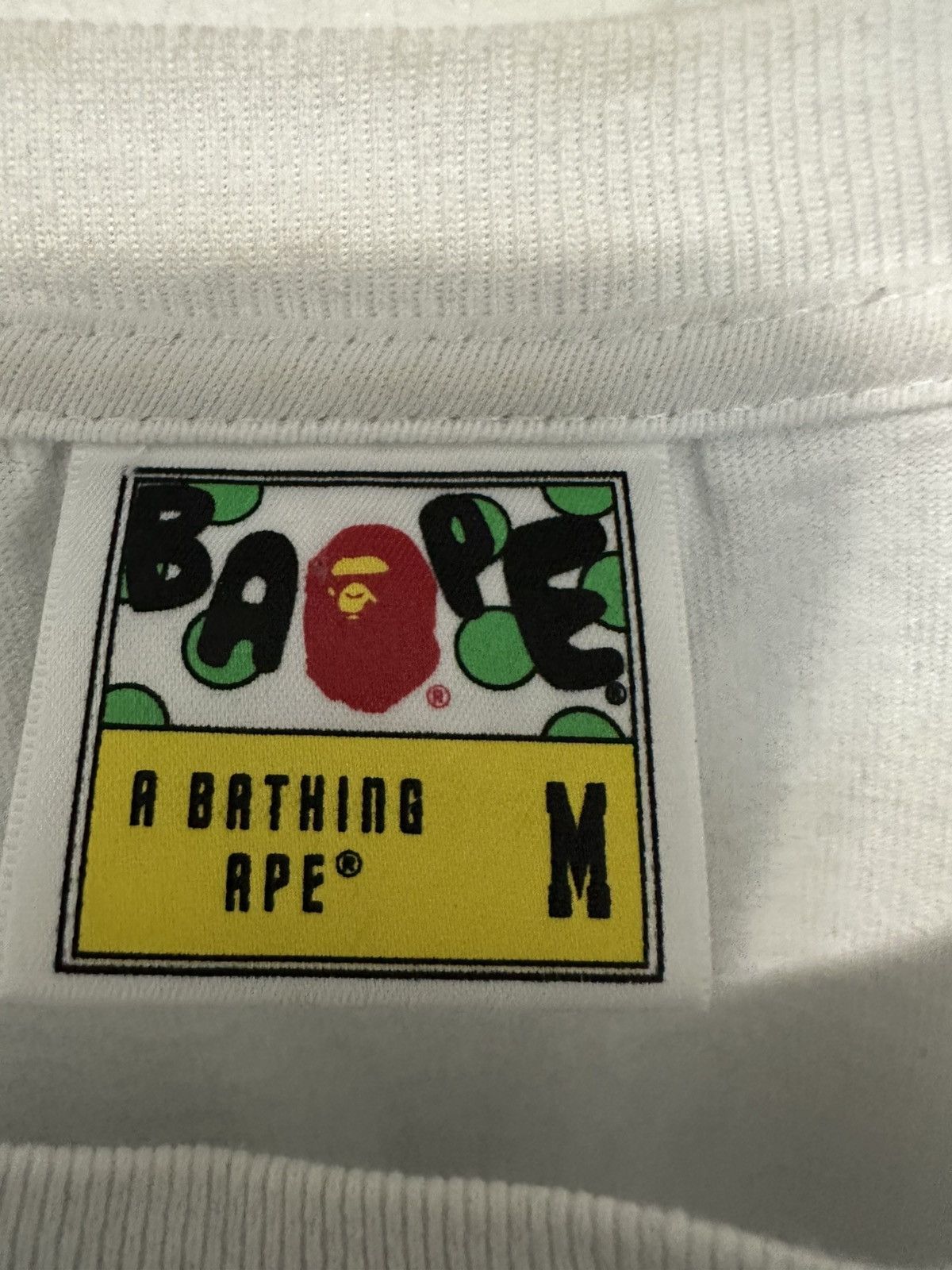 Bape Bape Logo White T Shirt Size US M / EU 48-50 / 2 - 4 Thumbnail