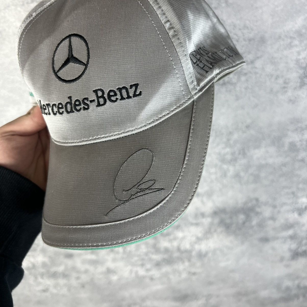 Mercedes-Benz Puma Mercedes Benz Lewis Hamilton Vintage Cap Men's Size ONE SIZE - 11 Thumbnail