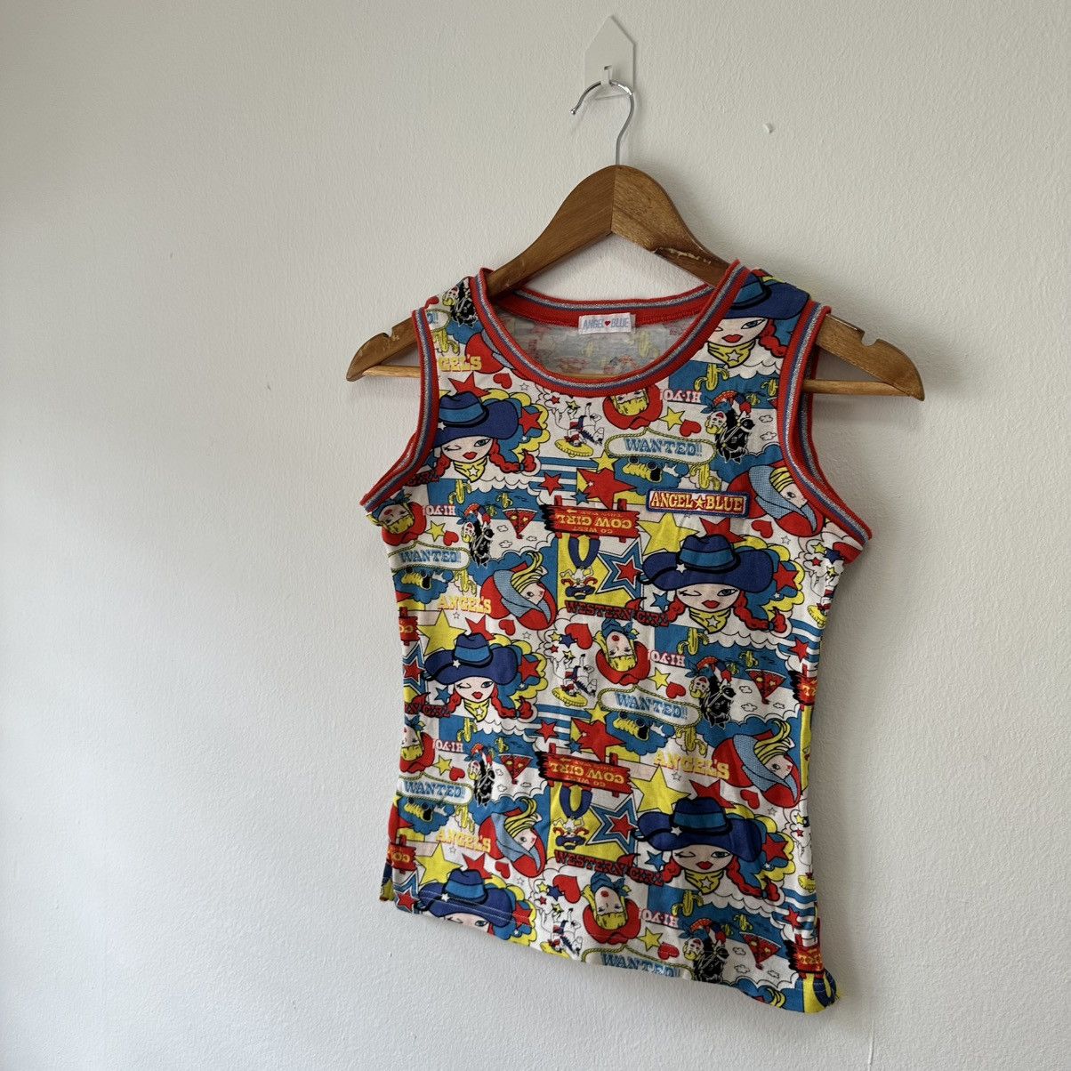 Angel Blue Y2K Angel Blue Western Girl Tank Top Size S / US 4 / IT 40 - 5 Thumbnail