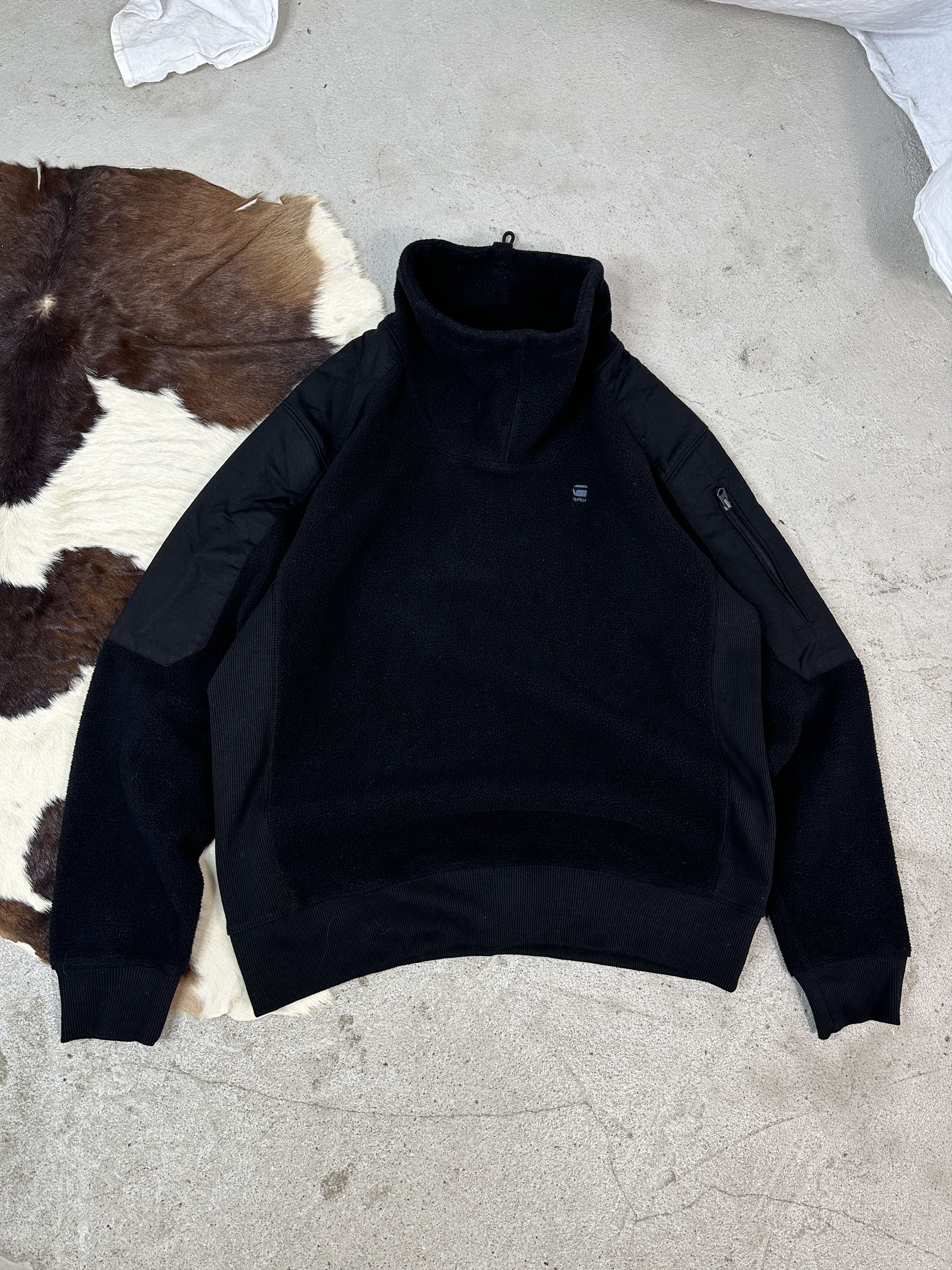 Vintage G-Star Fleece Sweatshirt Size US M / EU 48-50 / 2 - 1 Thumbnail