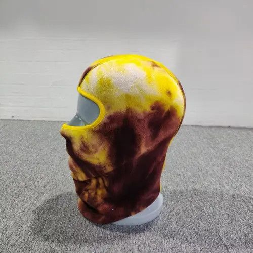 Other Yellow Color Fleece Tie Dye Balaclava Ski Mask Size ONE SIZE - 2 Thumbnail