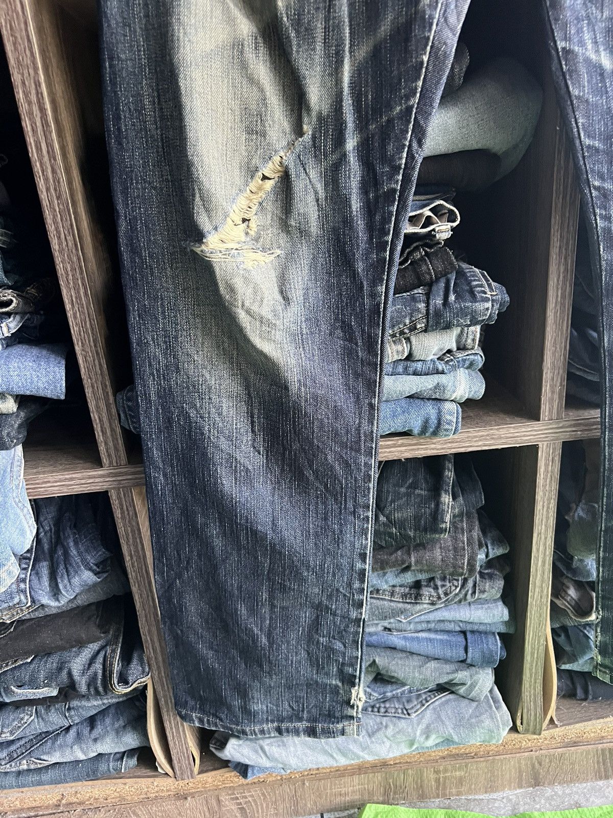 Edwin 🔥Edwin 503 Zero Flared Distressed Denim Size US 31 - 4 Thumbnail