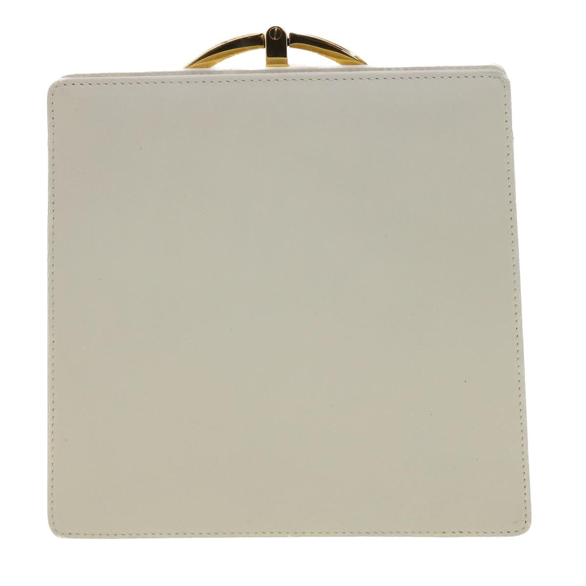Salvatore Ferragamo White Leather Handbag (Pre-Owned) Size ONE SIZE - 1 Thumbnail