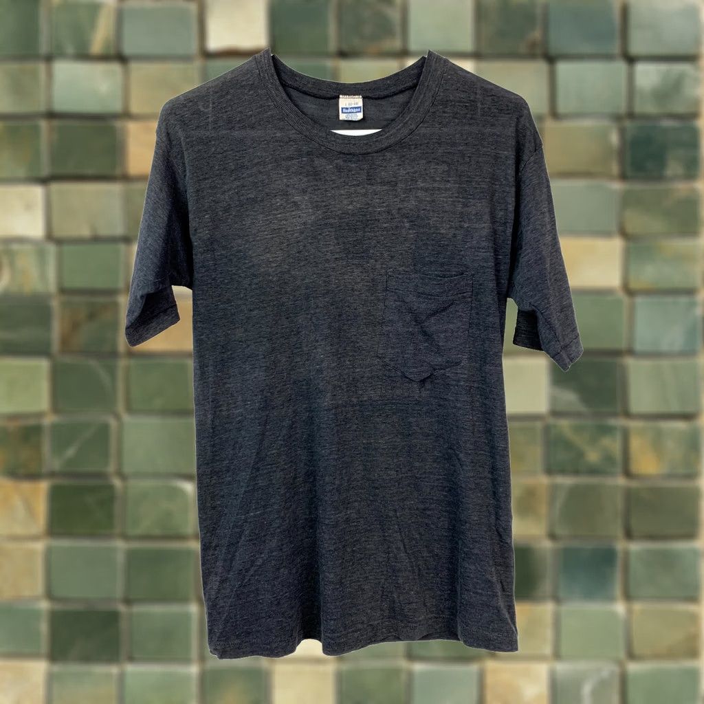 Harley Davidson Vtg 70s Harley-Davidson Bill's Cycle Delics Chicago T-Shirt Large Healthknit A Shirt Mens Gray 70s Graphic Print Logo Vintage 1970s Size US L / EU 52-54 / 3 - 1 Thumbnail