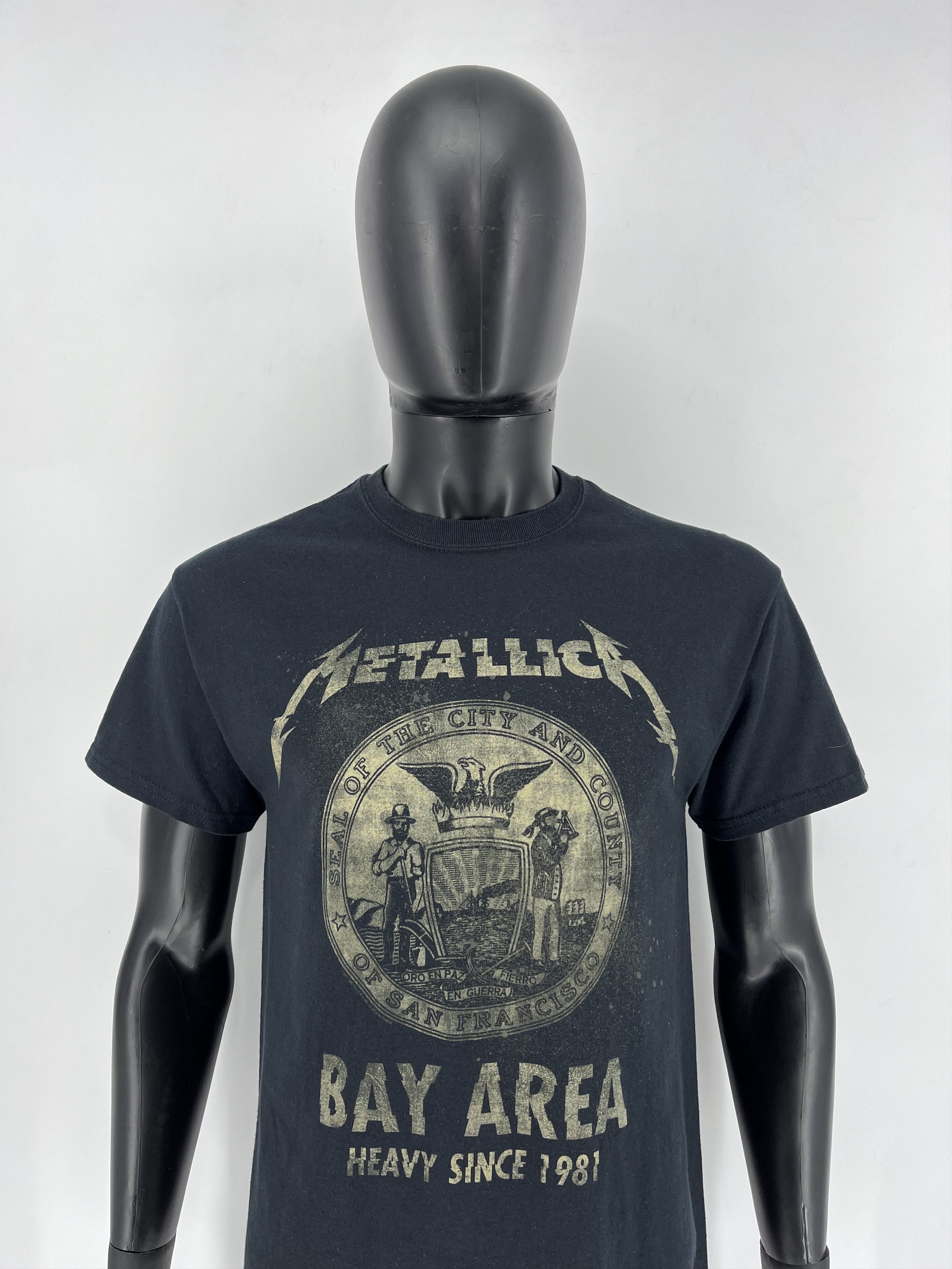 Band Tees × Vintage Vintage Y2K Metallica Skulls Dead Face Band Rock Streetwear Size US M / EU 48-50 / 2 - 2 Thumbnail