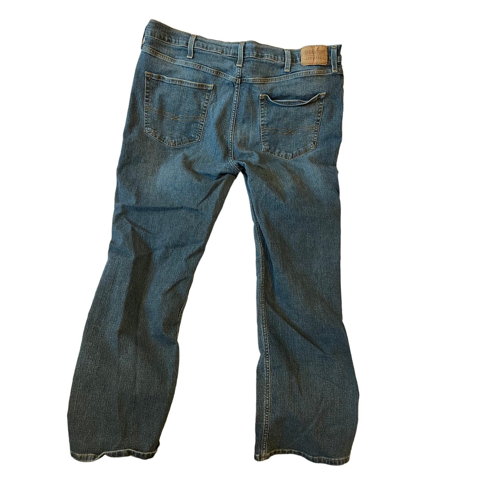 Levi's Levi's Signature Straight Fit Jeans Mens 42x30 Size US 42 / EU 58 - 2 Thumbnail
