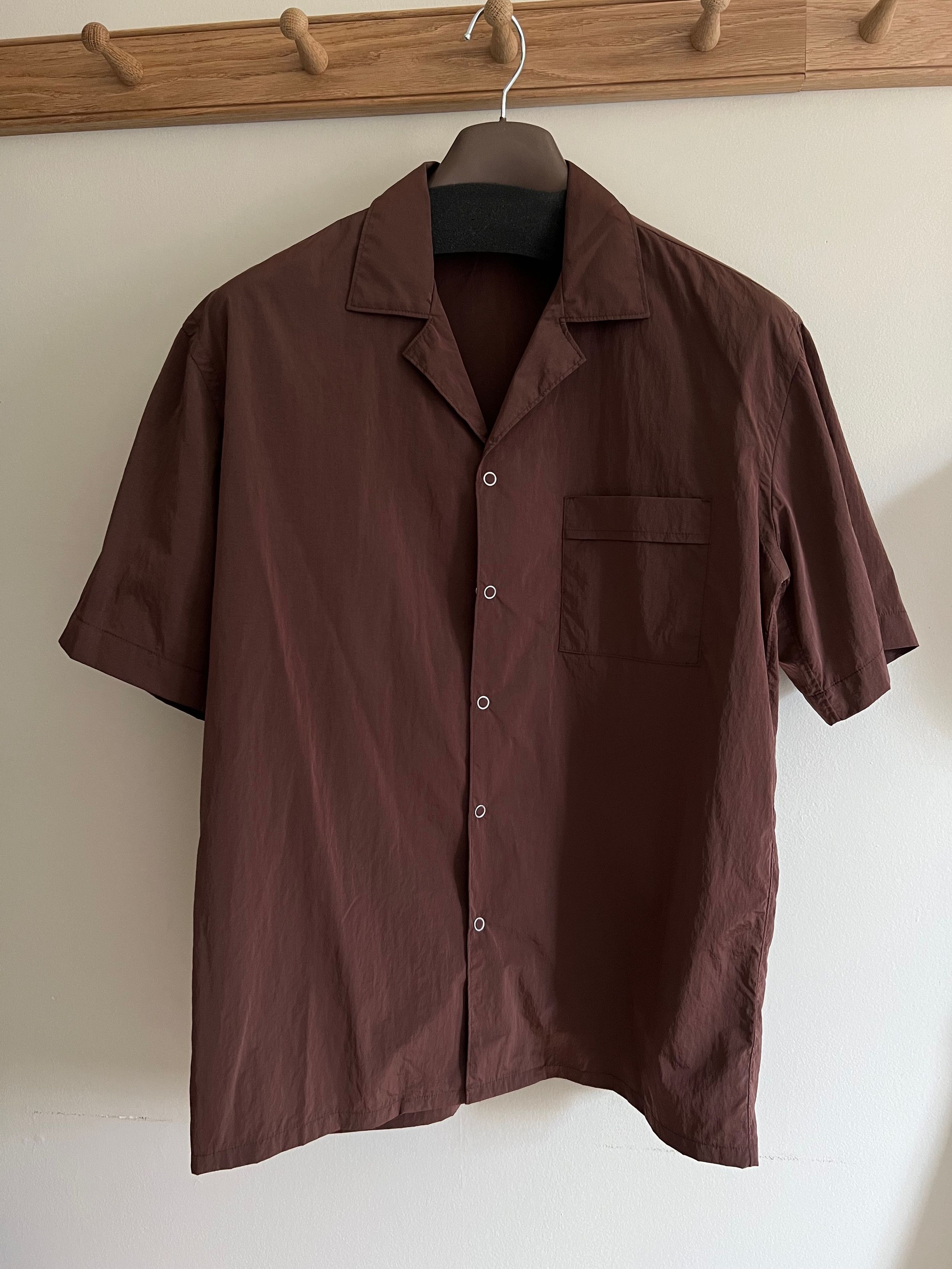 Paa Nylon SS Shirt Two - Brown Sz Small Size US S / EU 44-46 / 1 - 1 Thumbnail