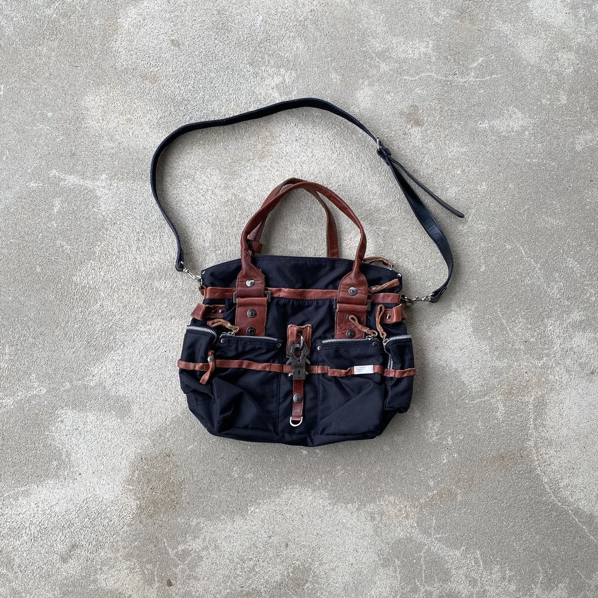 Japanese Brand Vintage Gina & Lucy GGL Multipocket crossbody bag