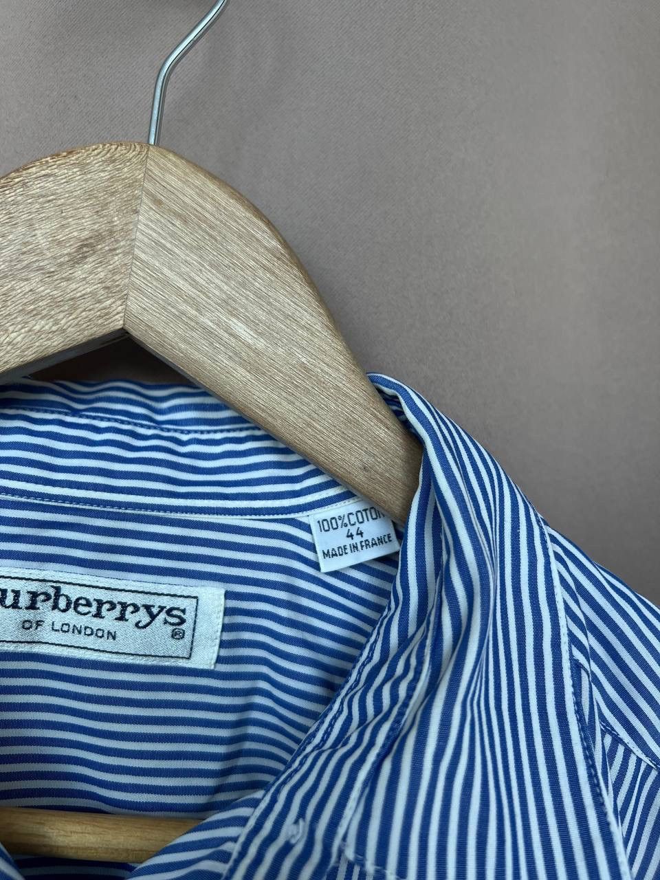 Burberry Burberrys Vintage Striped Button Shirt Mens Size 44 or M Size US M / EU 48-50 / 2 - 10 Thumbnail