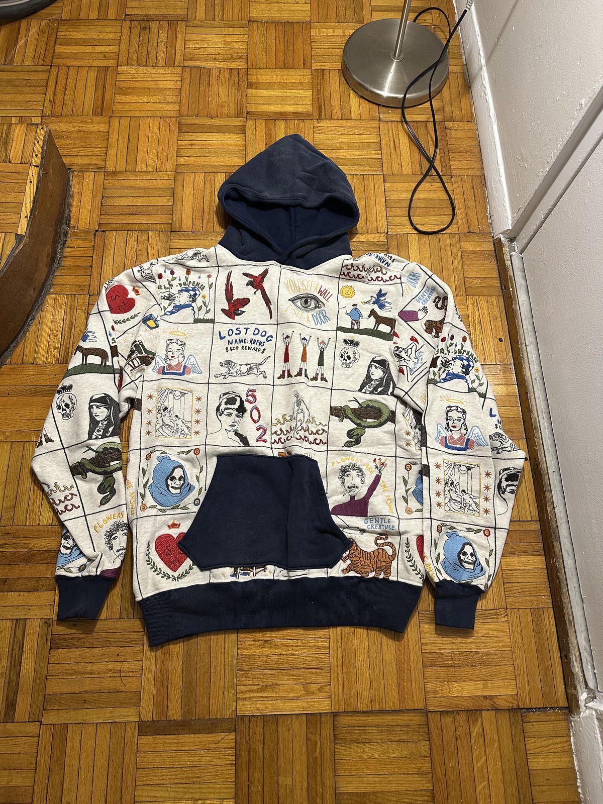 Samuel Zelig Samuel Zelig Artistic Patchwork Hoodie - Unique Men's Hoodie Size US L / EU 52-54 / 3 - 1 Thumbnail