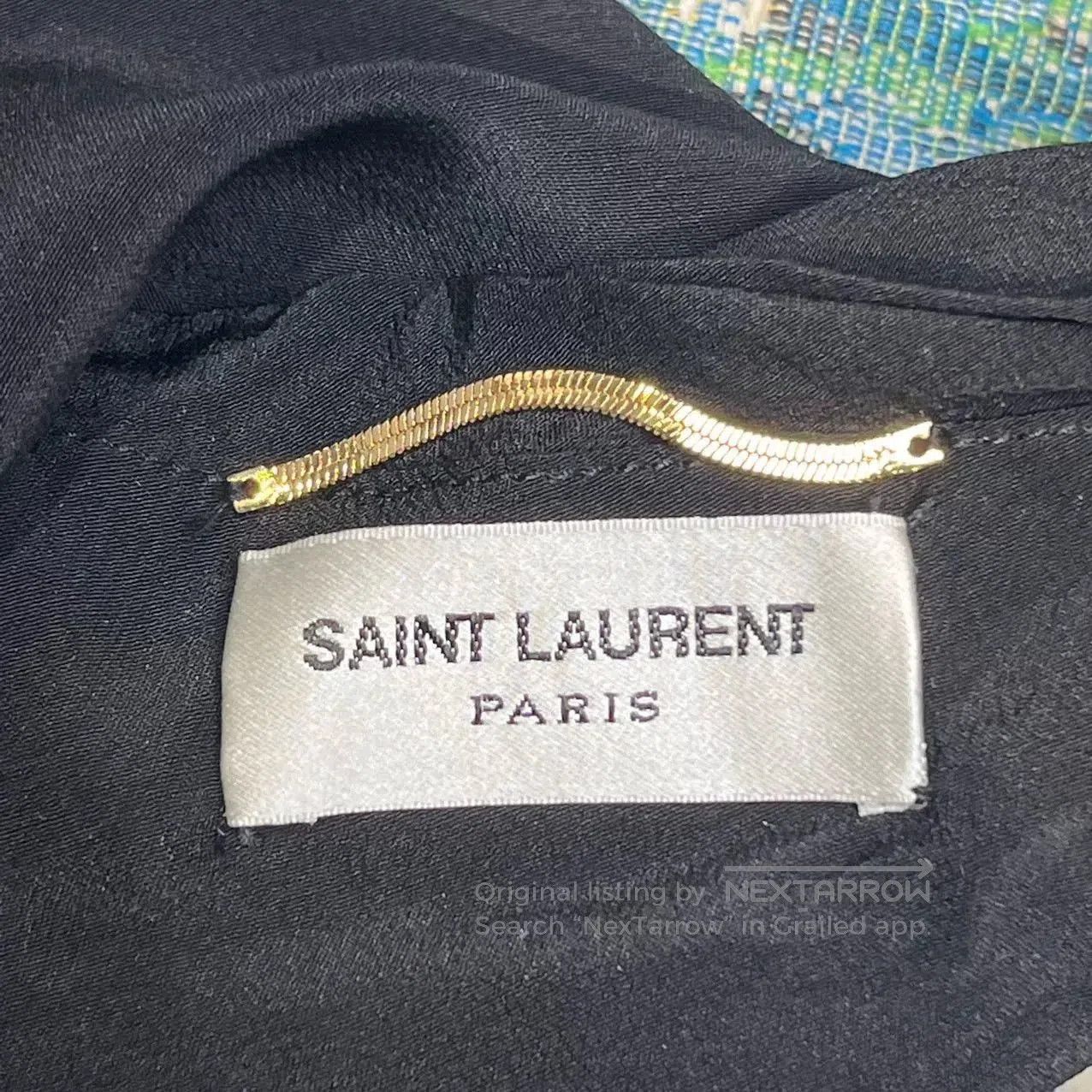 Saint Laurent Paris Saint Laurent Black Turtleneck Silk Blouse. Size S / US 4 / IT 40 - 3 Thumbnail