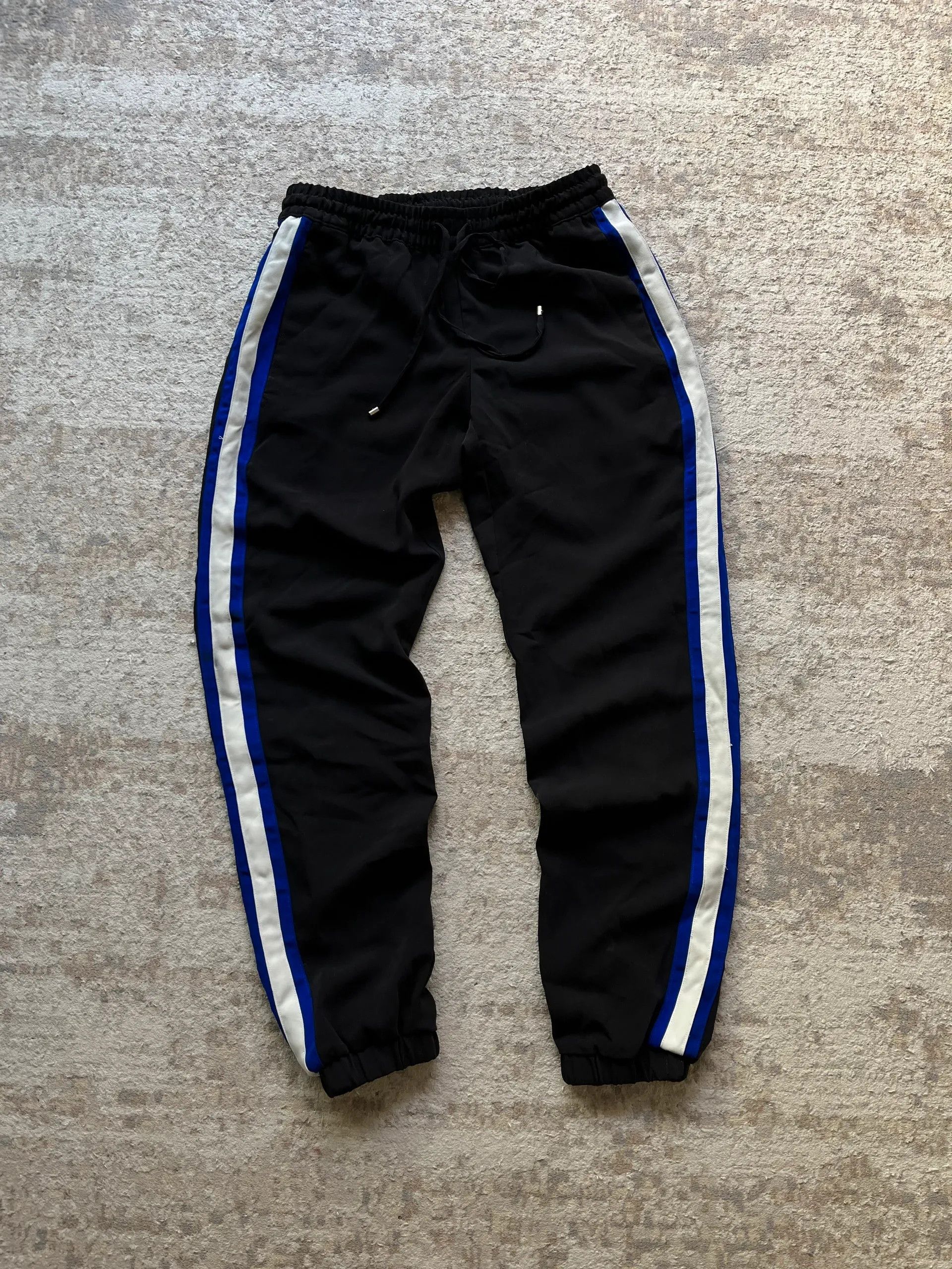 Polo Ralph Lauren Lauren Ralph Lauren 2018 Satin Pants Black White Blue Size 25" / US 0 / IT 36 - 1 Thumbnail
