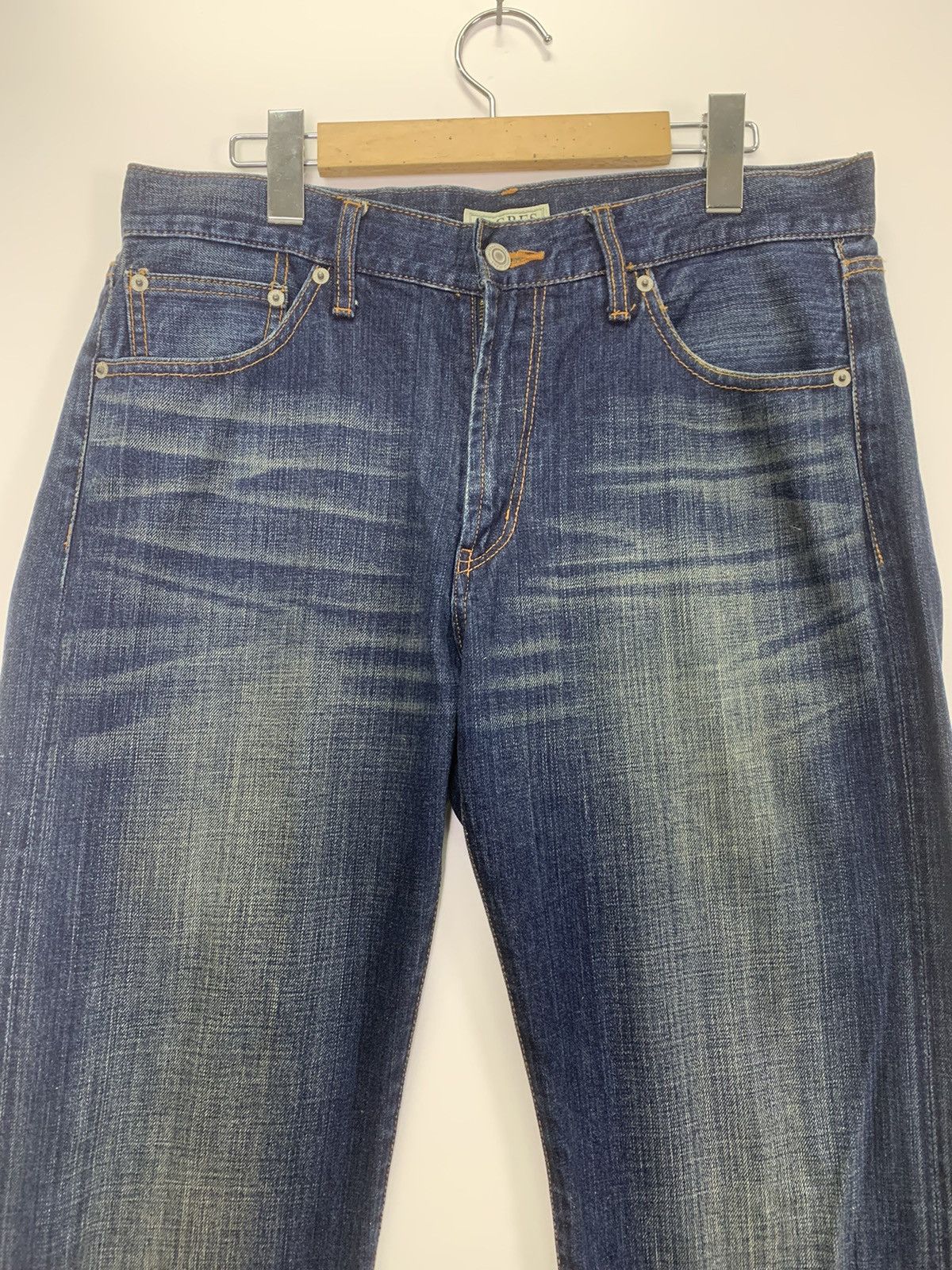 Japanese Brand × Vintage Vintage Distressed denim Size US 36 / EU 52 - 2 Thumbnail