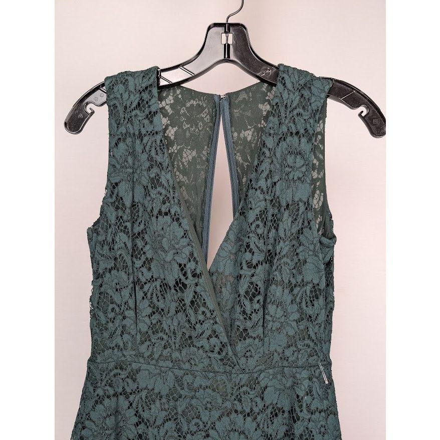 Valentino o1rshd1 Lace Dress in Green Size XS / US 0-2 / IT 36-38 - 3 Thumbnail