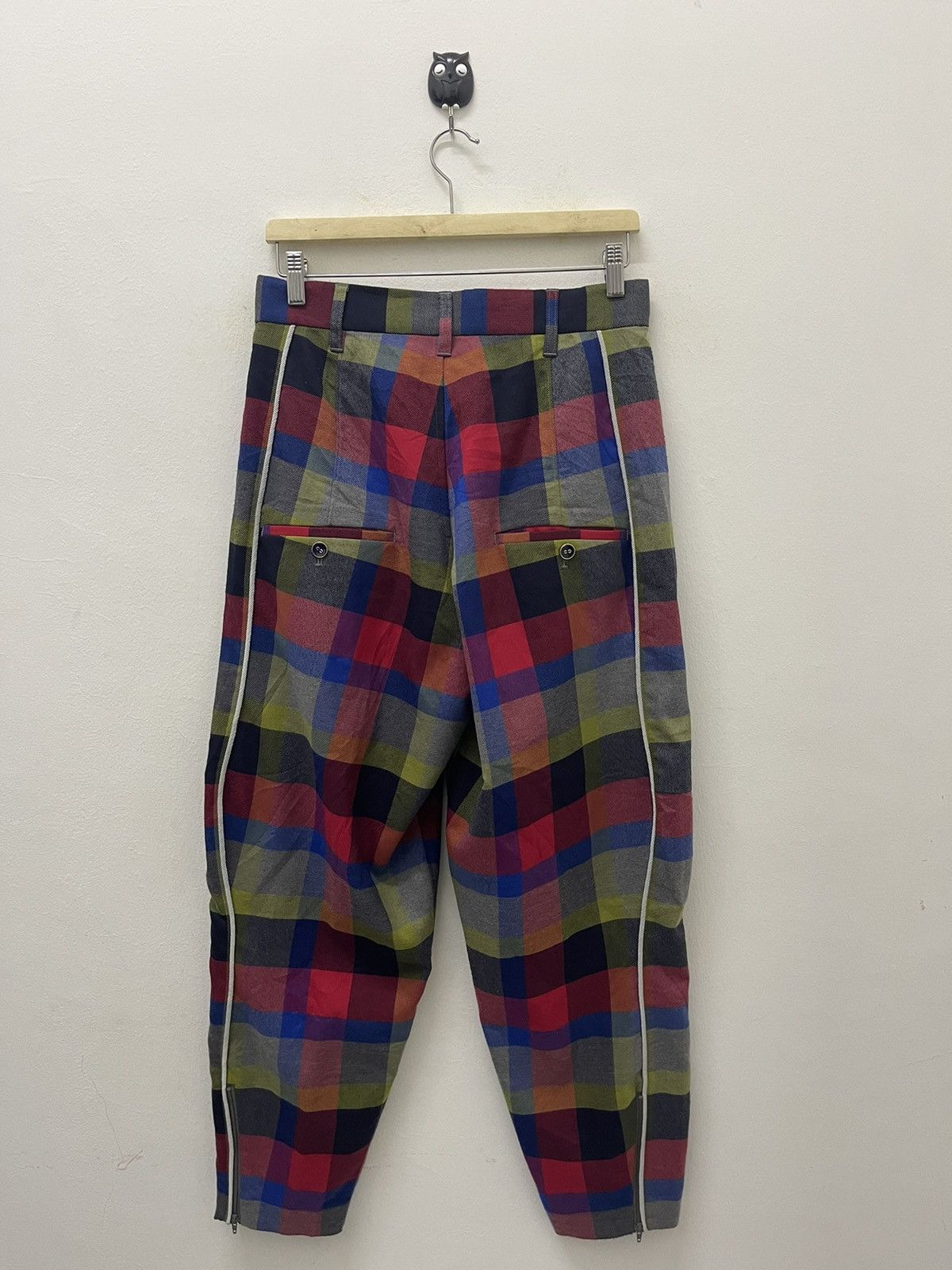 Issey Miyake Rare Vintage MERCIBEAUCOUP Issey Miyake Plaid Pant Size US 29 - 11 Thumbnail