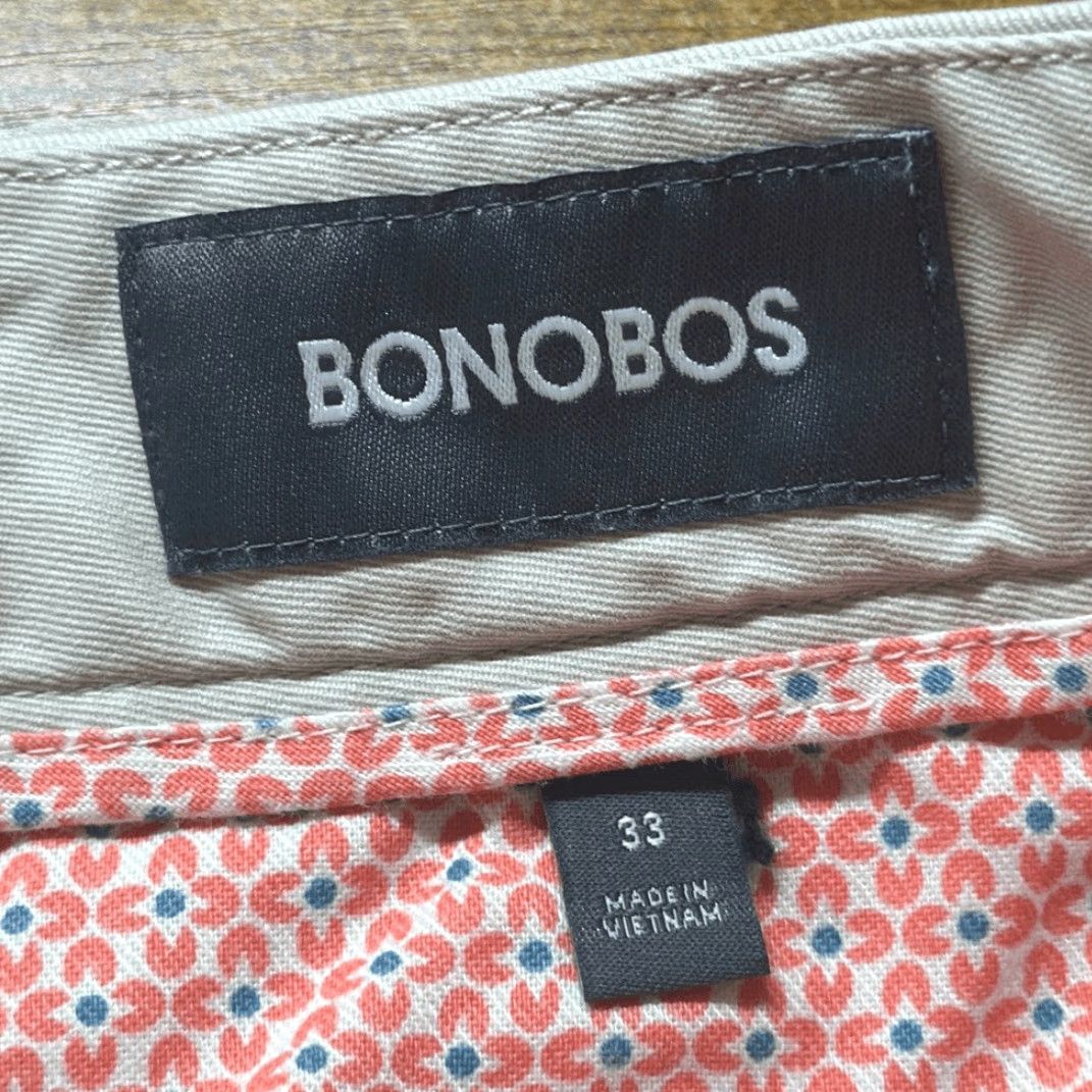 Bonobos Bonobos Men 11” Inseam Khaki Chino Shorts 33 Tan Chino Shorts Mens 33 Tan Bonobos Chino Shorts Size US 33 - 6 Thumbnail