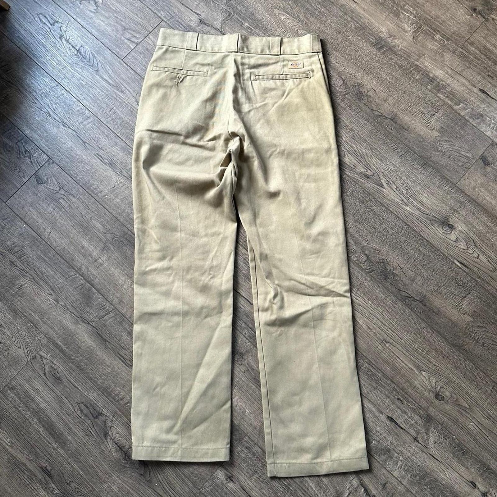 Dickies Tan Basic Dickies 874 Original Fit Chino Work Pant Slacks Size US 33 - 6 Thumbnail