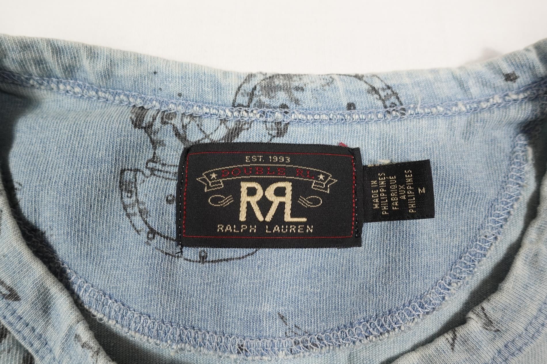 RRL Ralph Lauren RRL Double Ralph Lauren T-shirt Marine Anchor Skull NWOT M Size US M / EU 48-50 / 2 - 3 Thumbnail