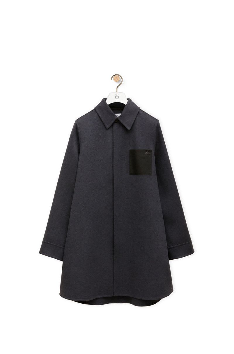 Loewe o1w1db10426 Coats in Black Size S / US 4 / IT 40 - 1 Thumbnail