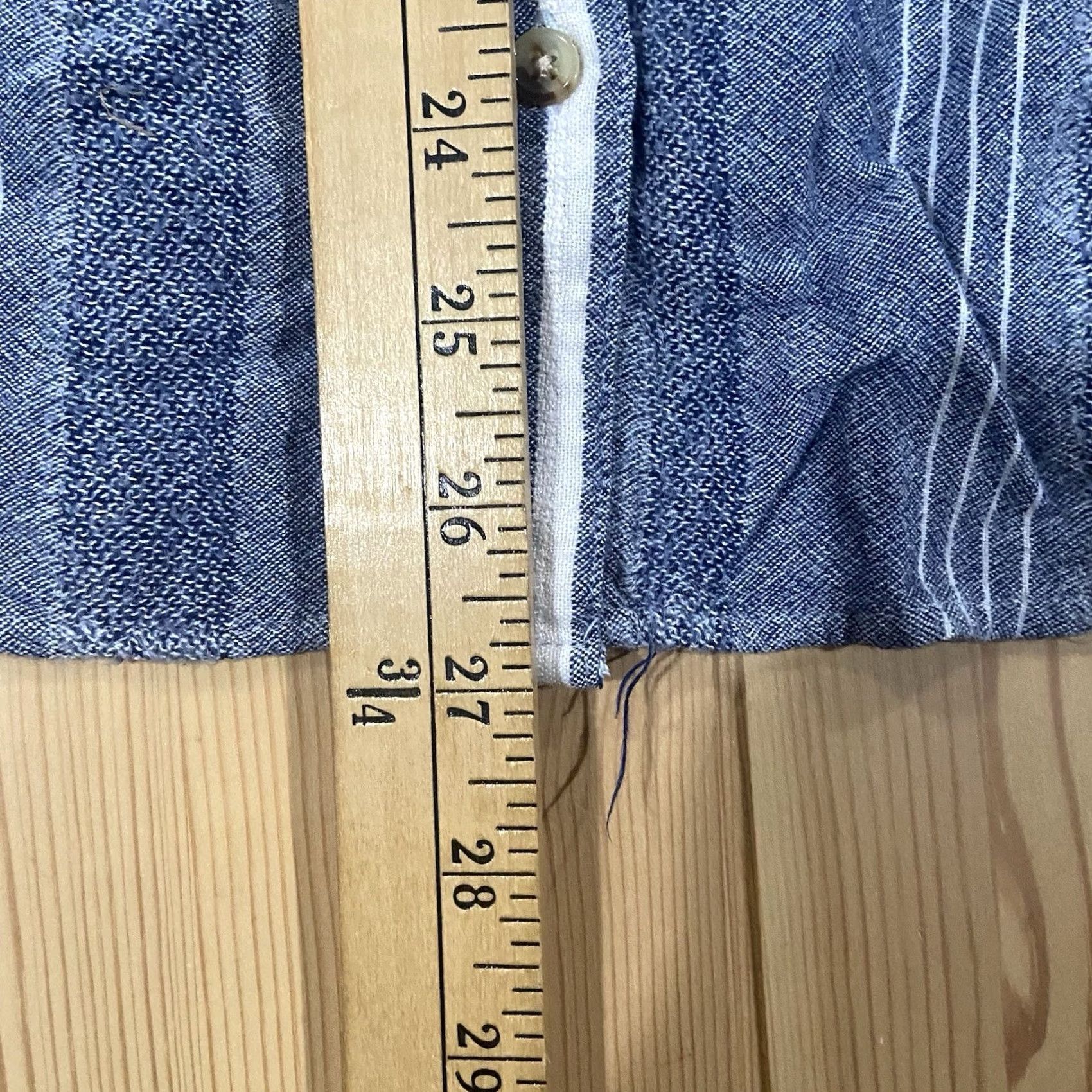 Vintage Maeve Blouse Women S Blue Striped Long Sleeve Button Down Collared Relaxed Fit Shirt Size S / US 4 / IT 40 - 3 Thumbnail