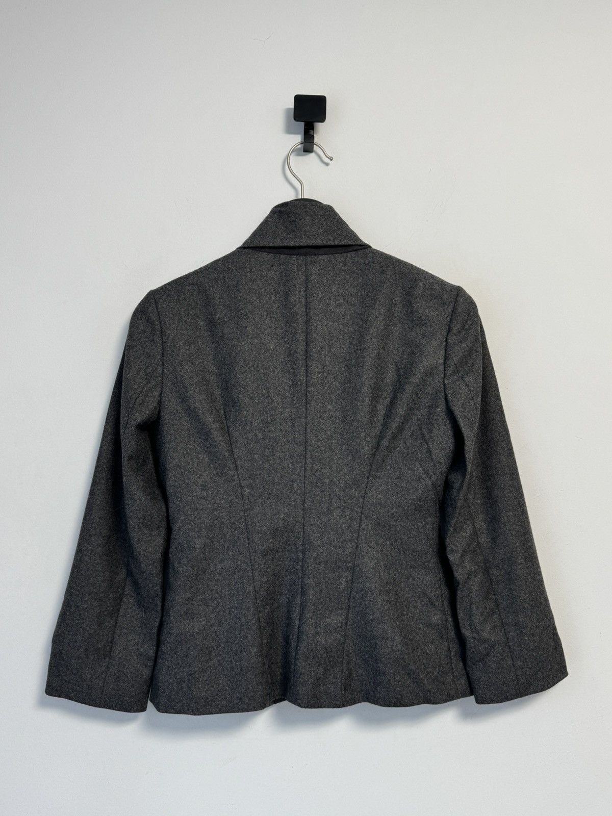Miu Miu Miu Miu Vintage Fleece Wool Gray Blazer Jacket Size 40 Size S / US 4 / IT 40 - 16 Thumbnail