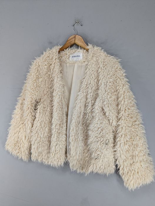 Cardigan Japanese Brand Colza Fur Cardigan Style Jacket