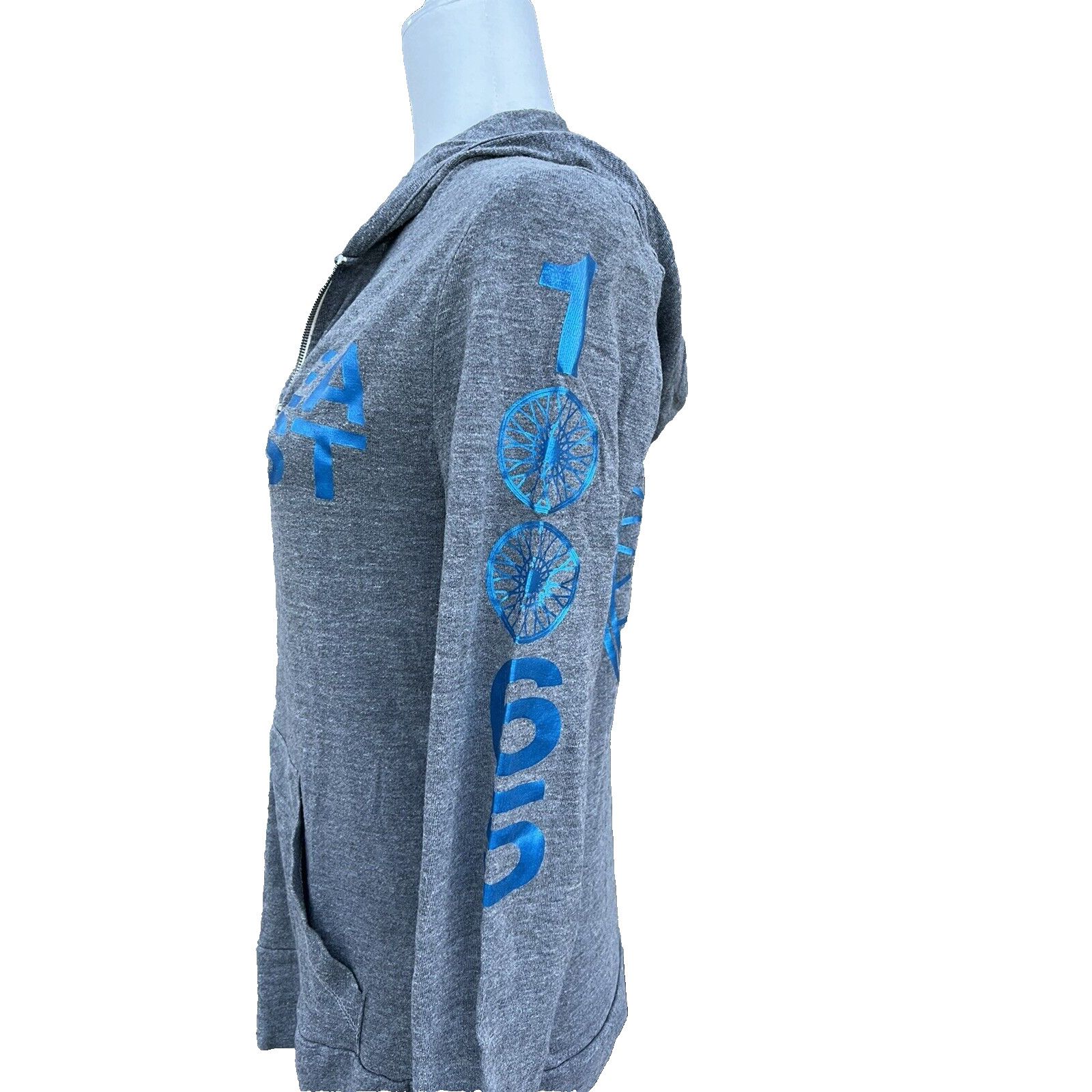& Other Stories SoulCycle zip gray hoodie lightweight size S A000249 Size M / US 6-8 / IT 42-44 - 4 Thumbnail