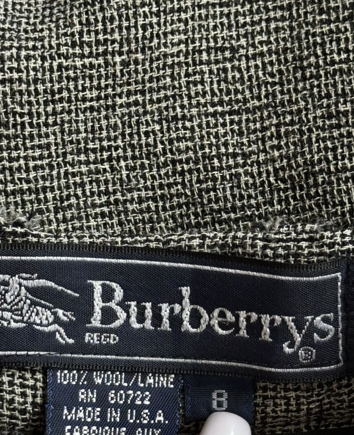 Burberry Burberry 1990s vintage wide leg palazzo wool pants Size 27" / US 4 / IT 40 - 6 Thumbnail