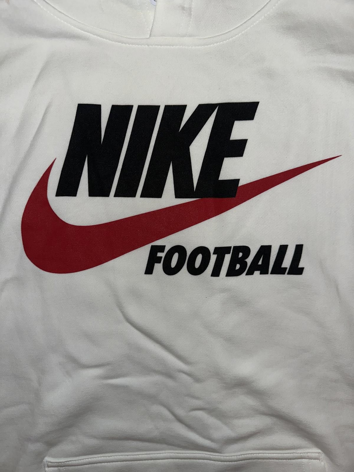 Nike Nike Men’s Club Fleece Football White/Black/Red Hoodie Size US L / EU 52-54 / 3 - 4 Thumbnail