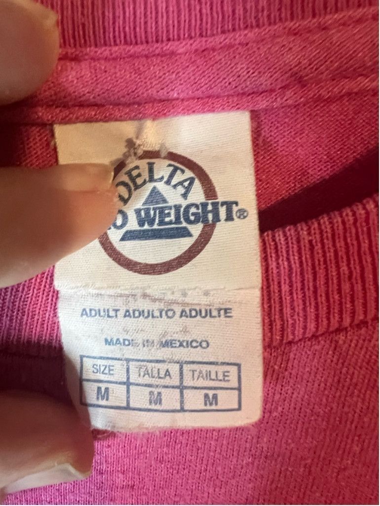Delta Men's Delta Pro Weight T-shirt Size M Pink Bone Collector Size L / US 10 / IT 46 - 3 Thumbnail