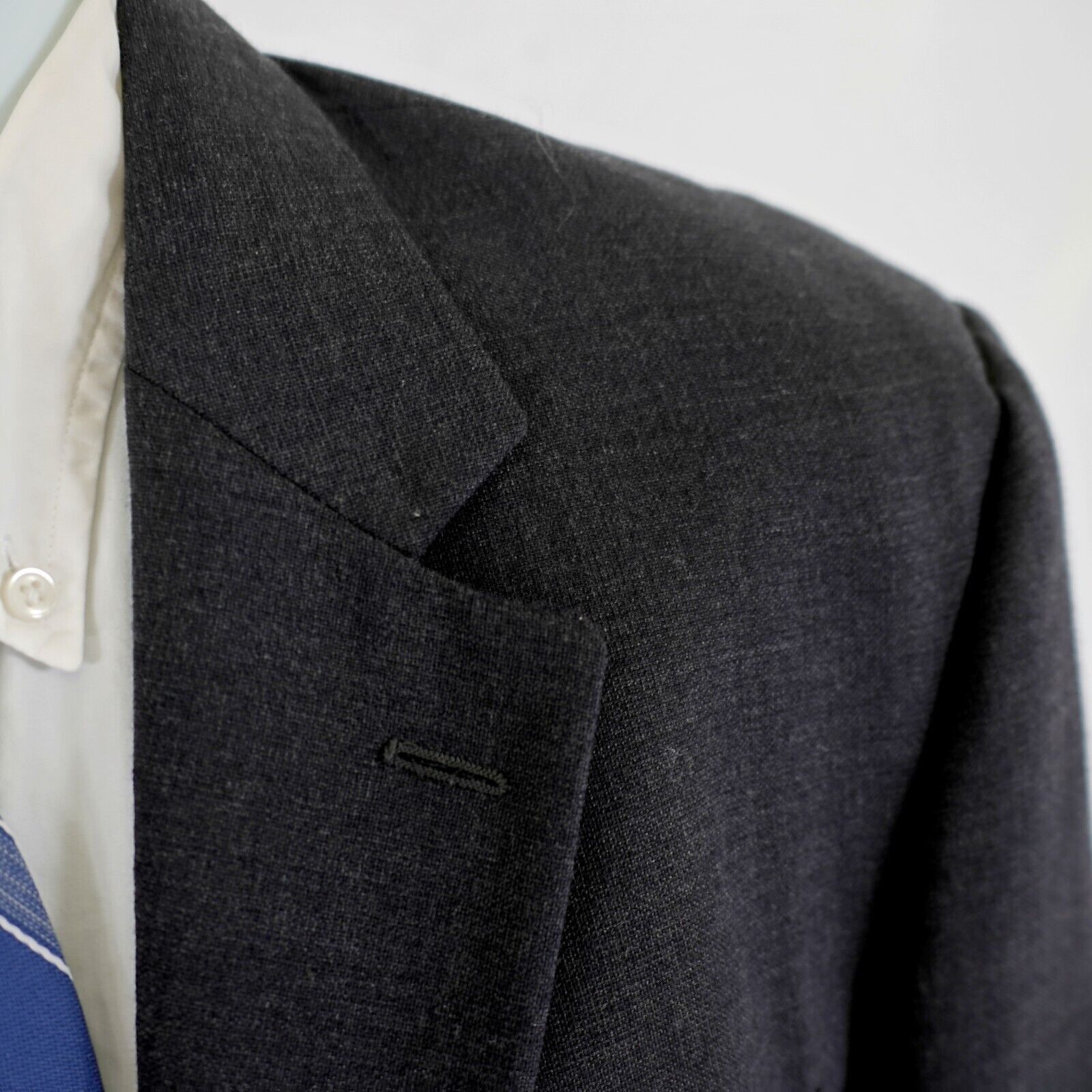Pronto Uomo Pronto Uomo Lessona Natural Stretch Super 100s Worsted Wool Size 42R - 2 Thumbnail