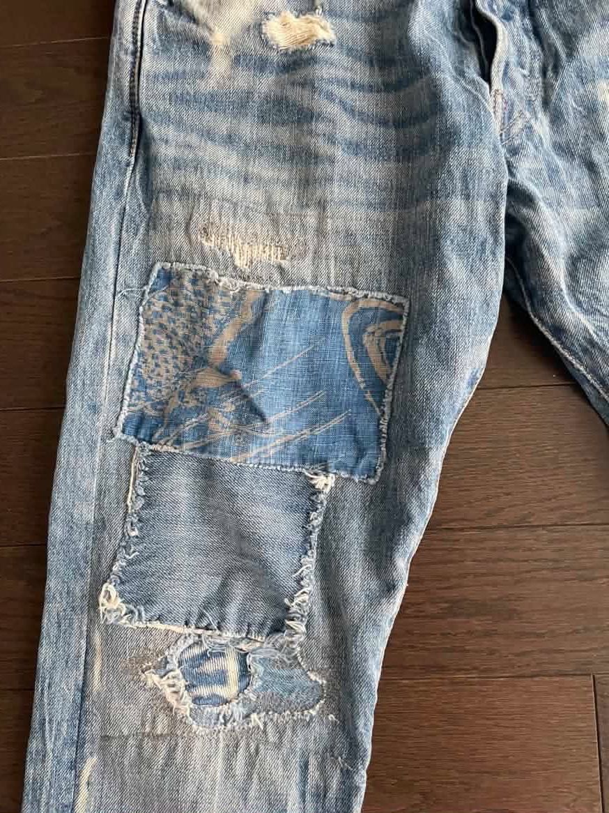Polo Ralph Lauren Polo RL Sullivan Slim Patchwork Paint Splatter 31x30 Size US 31 - 10 Thumbnail