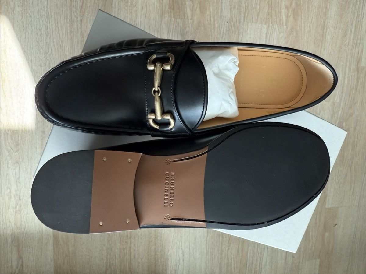 Brunello Cucinelli Brunello Cucinelli Loafers Black Size US 11 / EU 44 - 10 Thumbnail