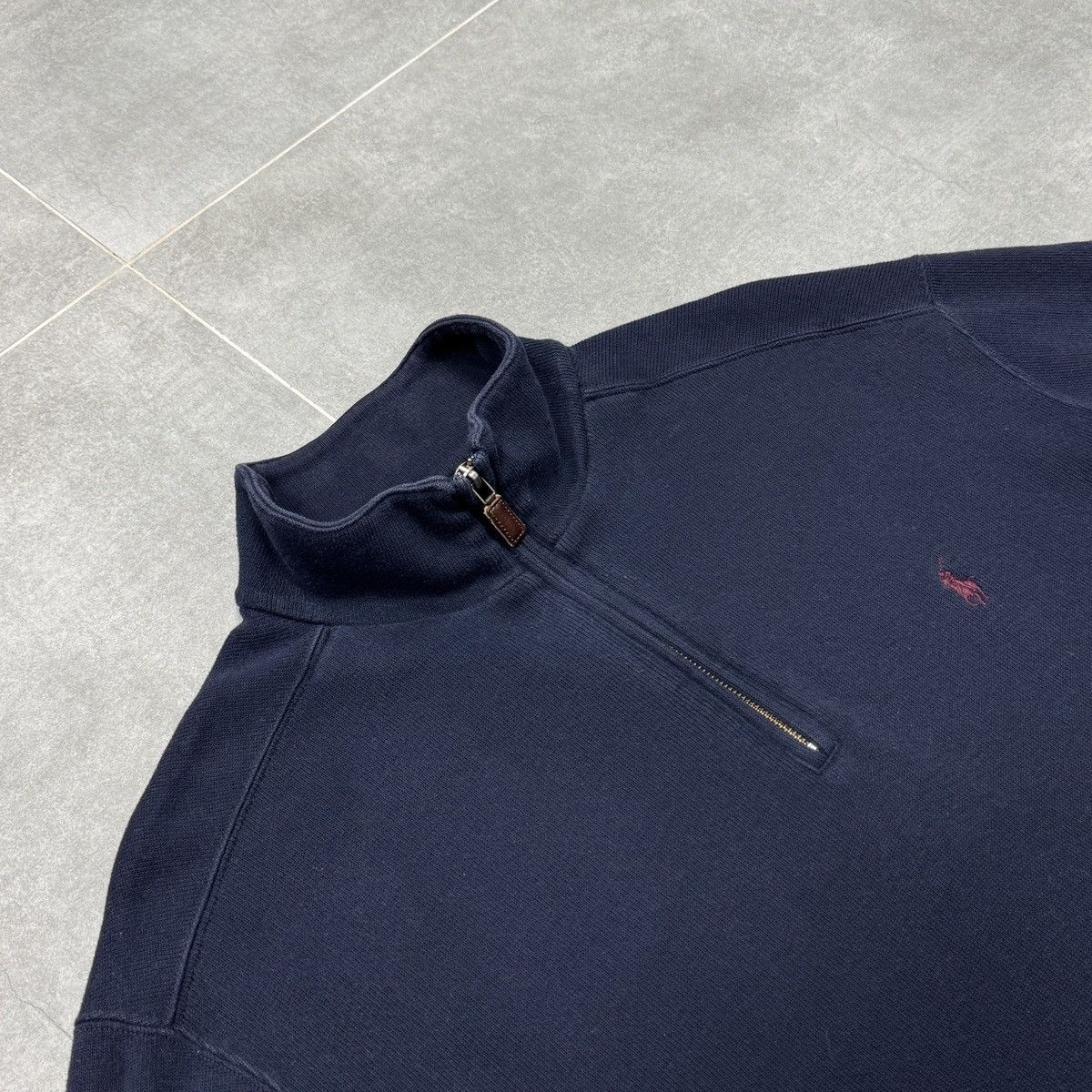 Polo Ralph Lauren × Vintage Vintage Polo Ralph Lauren 1/3 Zip Pullover Sweater Jumper Size US XL / EU 56 / 4 - 8 Thumbnail
