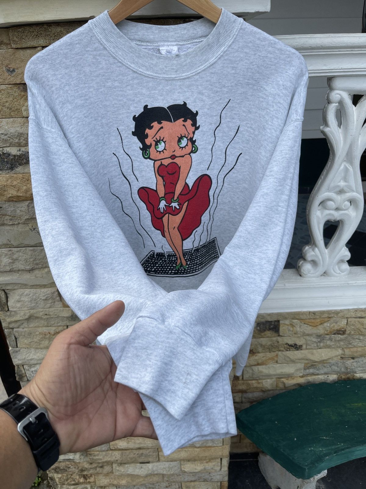 Cartoon Network Last Drop🔥Rare🔥Vintage 90s Betty Boop Sweatshirt Crewneck Size US L / EU 52-54 / 3 - 5 Thumbnail