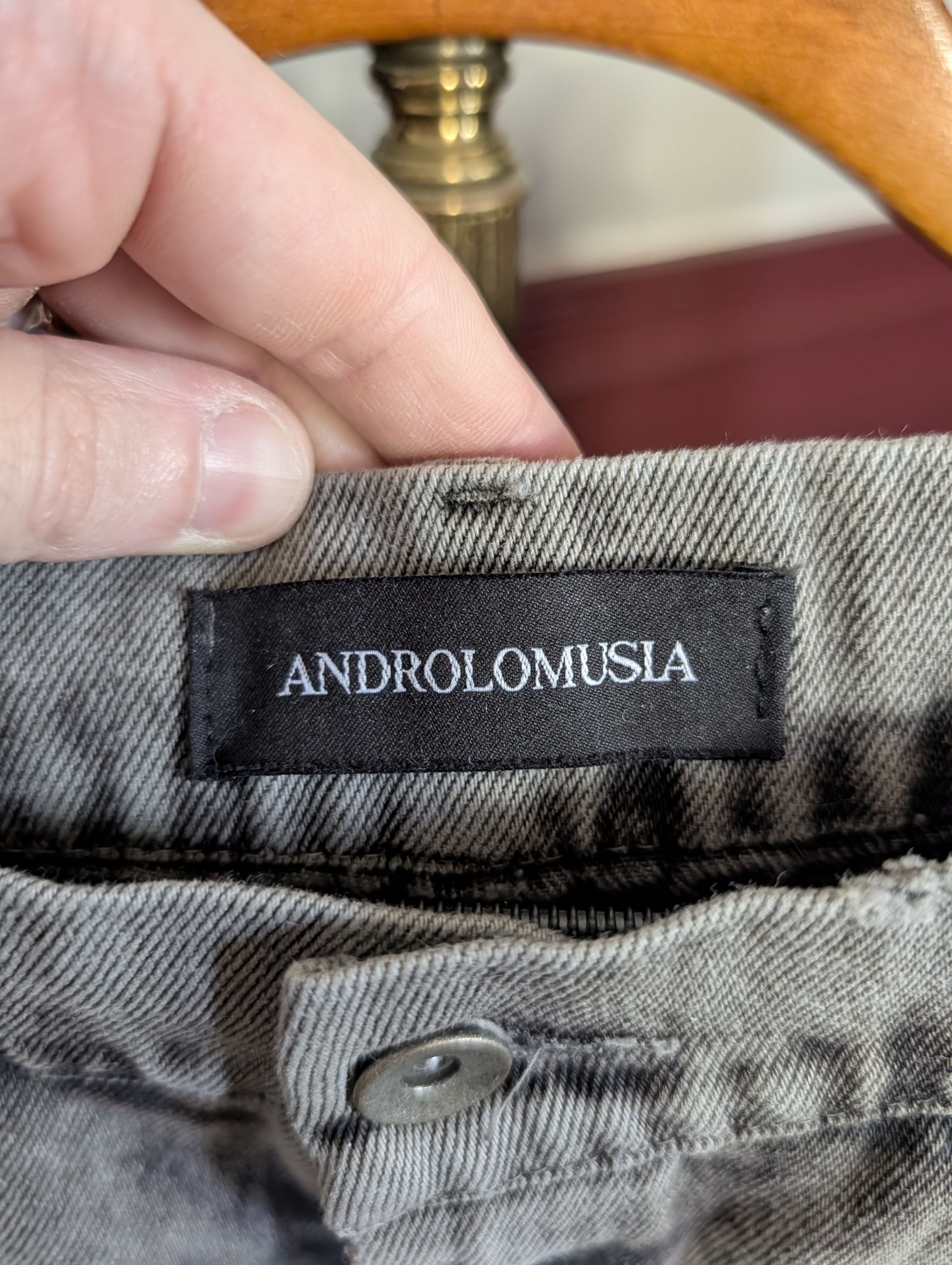 Andreluciano ANDROLOMUSIA Shibari Jeans Straight Leg Paneled 32 Size US 32 / EU 48 - 11 Thumbnail