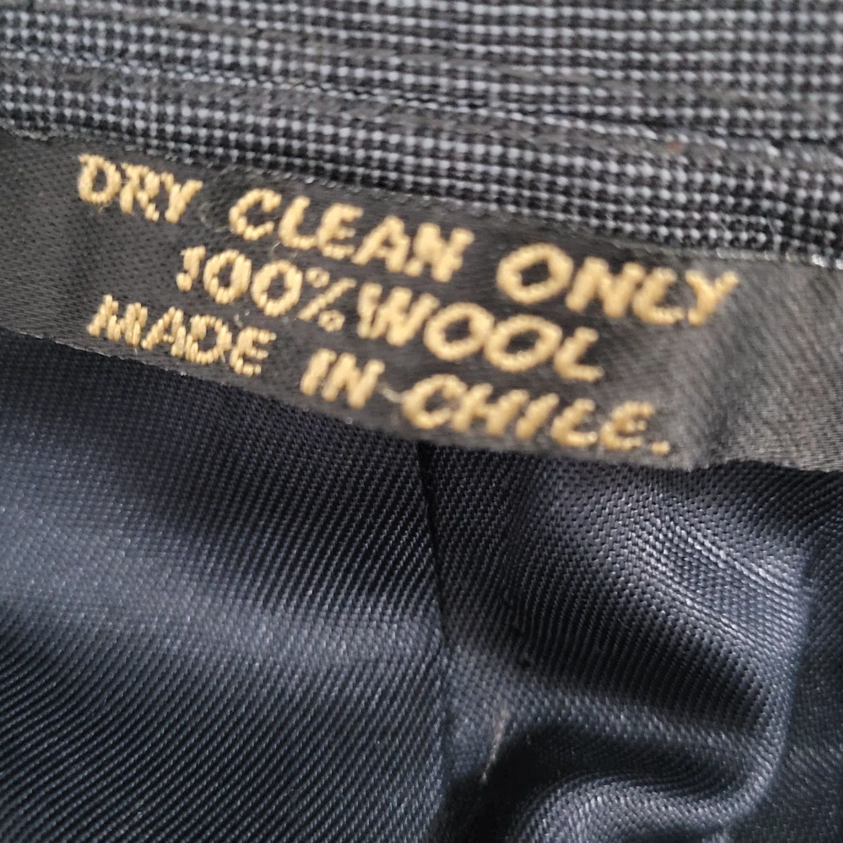 Vintage VINTAGE Corbin Blazer Mens 2 Button Notch Vented Wool Gray 44L Long Regular 2 Piece Suits & Sport Coats Size 44R - 5 Thumbnail