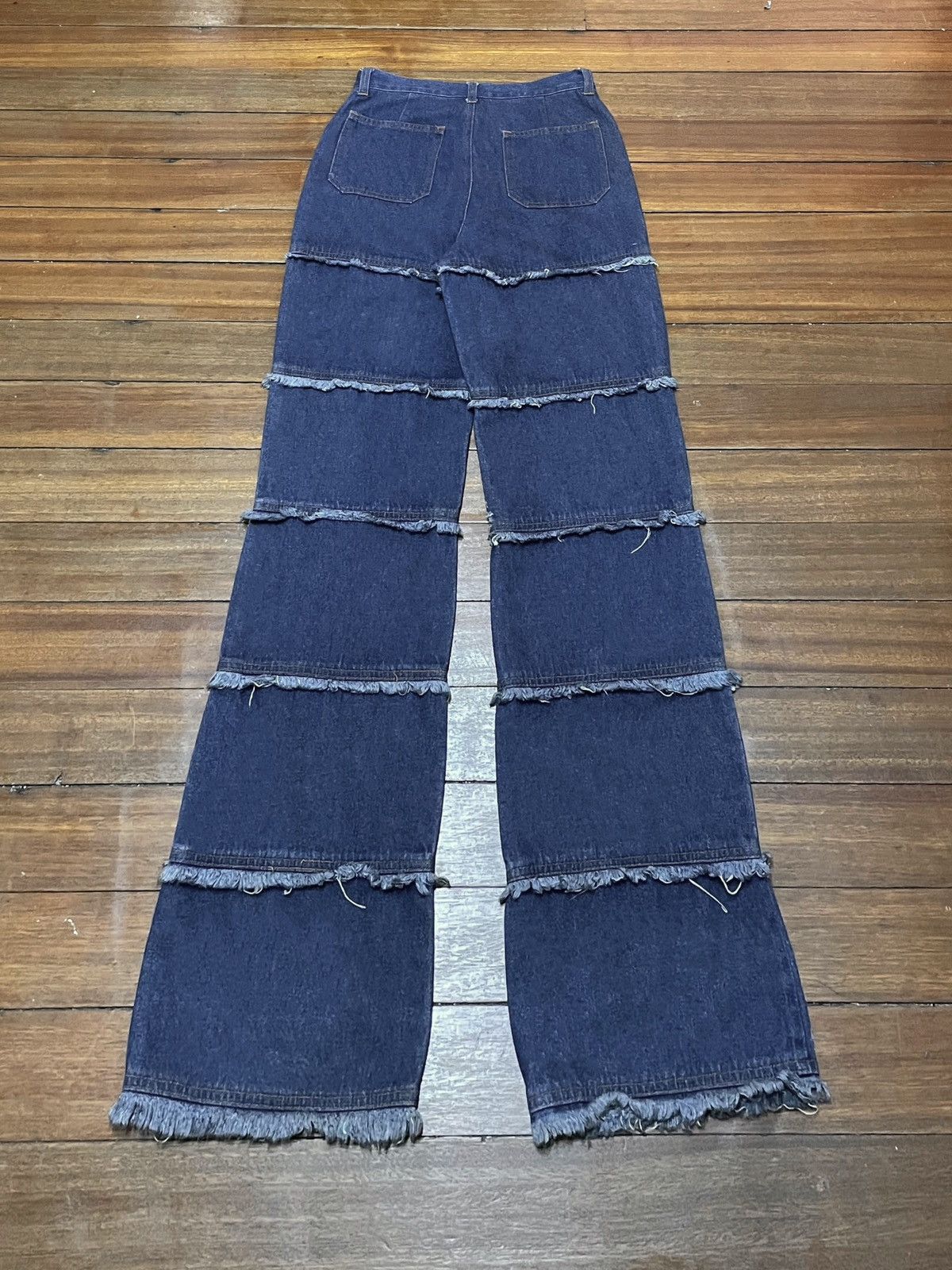 Hysteric Glamour Rare Design Vintage Classic Member Flared Hagi Jeans 1990s Size US 26 / EU 42 - 2 Thumbnail