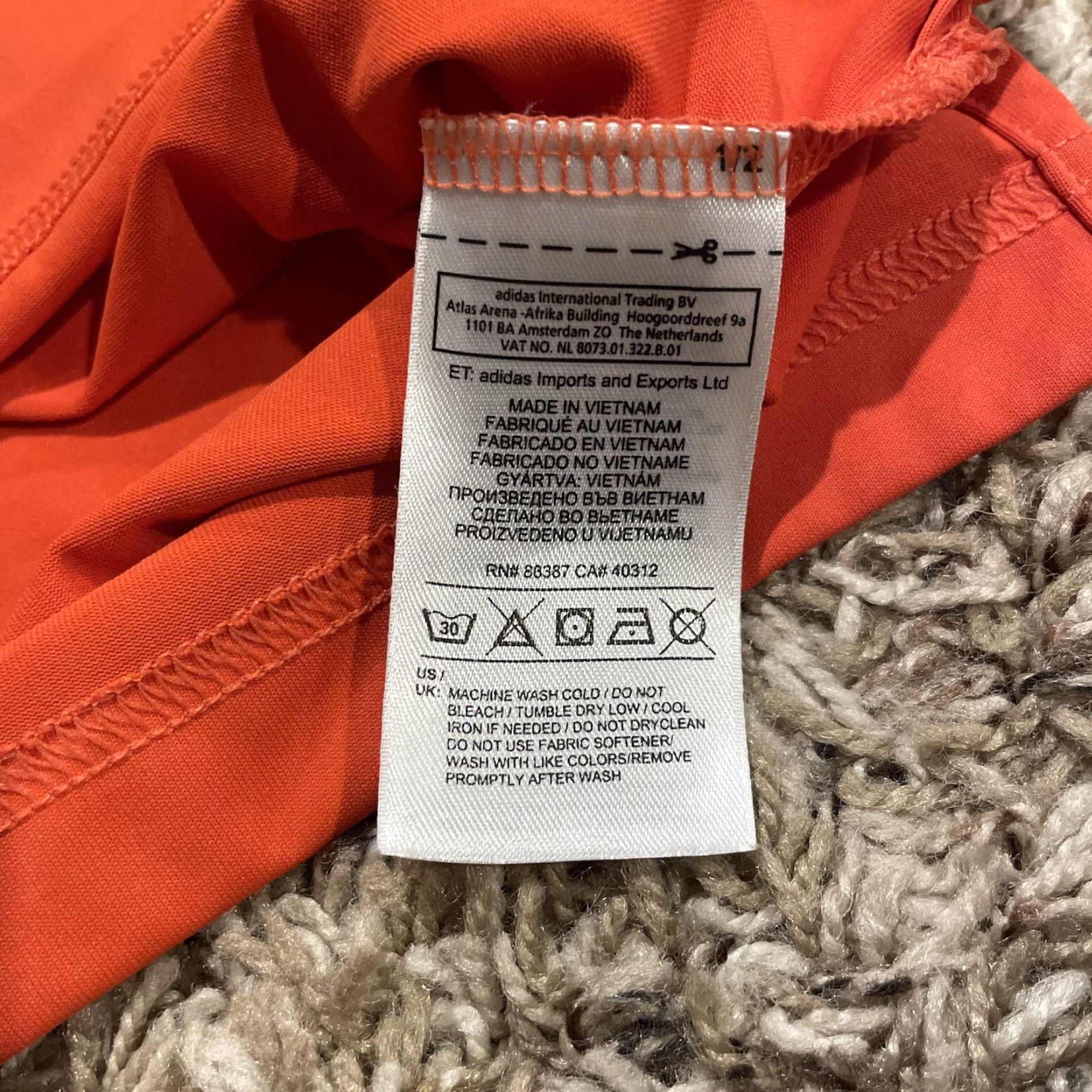 Adidas Adidas Golf Polo Shirt XL Salmon Peach Orange Grey Trim Performance Lightweight Shirt Men's Regular Short Sleeve Polo Featured Colorful Outdoor Golf Size US XL / EU 56 / 4 - 5 Thumbnail
