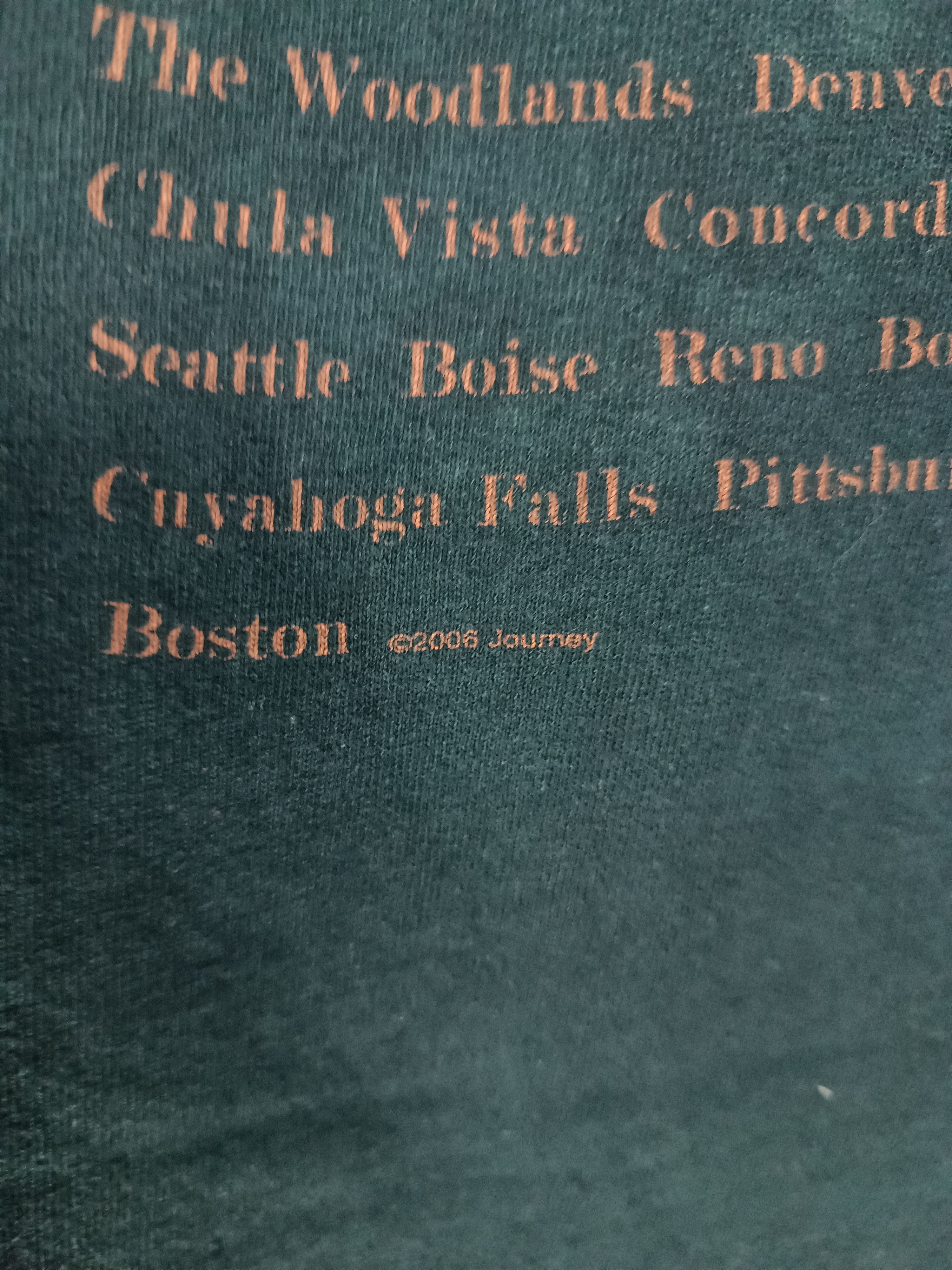 Band Tees THRASHED FADED VINTAGE 2006 JOURNEY TOUR bon jovi acdc Size US XL / EU 56 / 4 - 13 Thumbnail