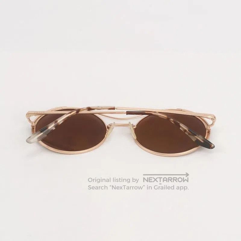 Prada Prada Round Logo Sunglasses with Side Logo. Size ONE SIZE - 3 Thumbnail