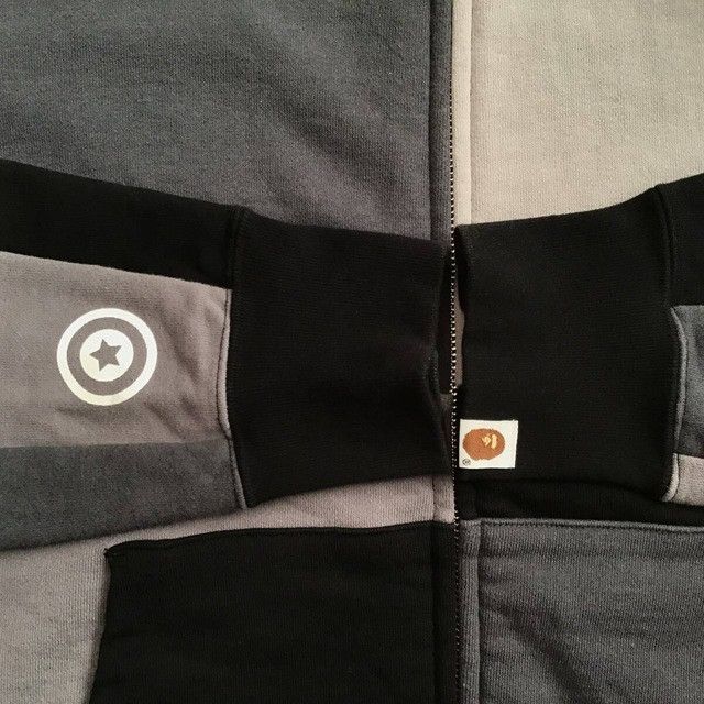 Bape BAPE Crazy color shark full zip hoodie a bathing ape Size US L / EU 52-54 / 3 - 6 Thumbnail
